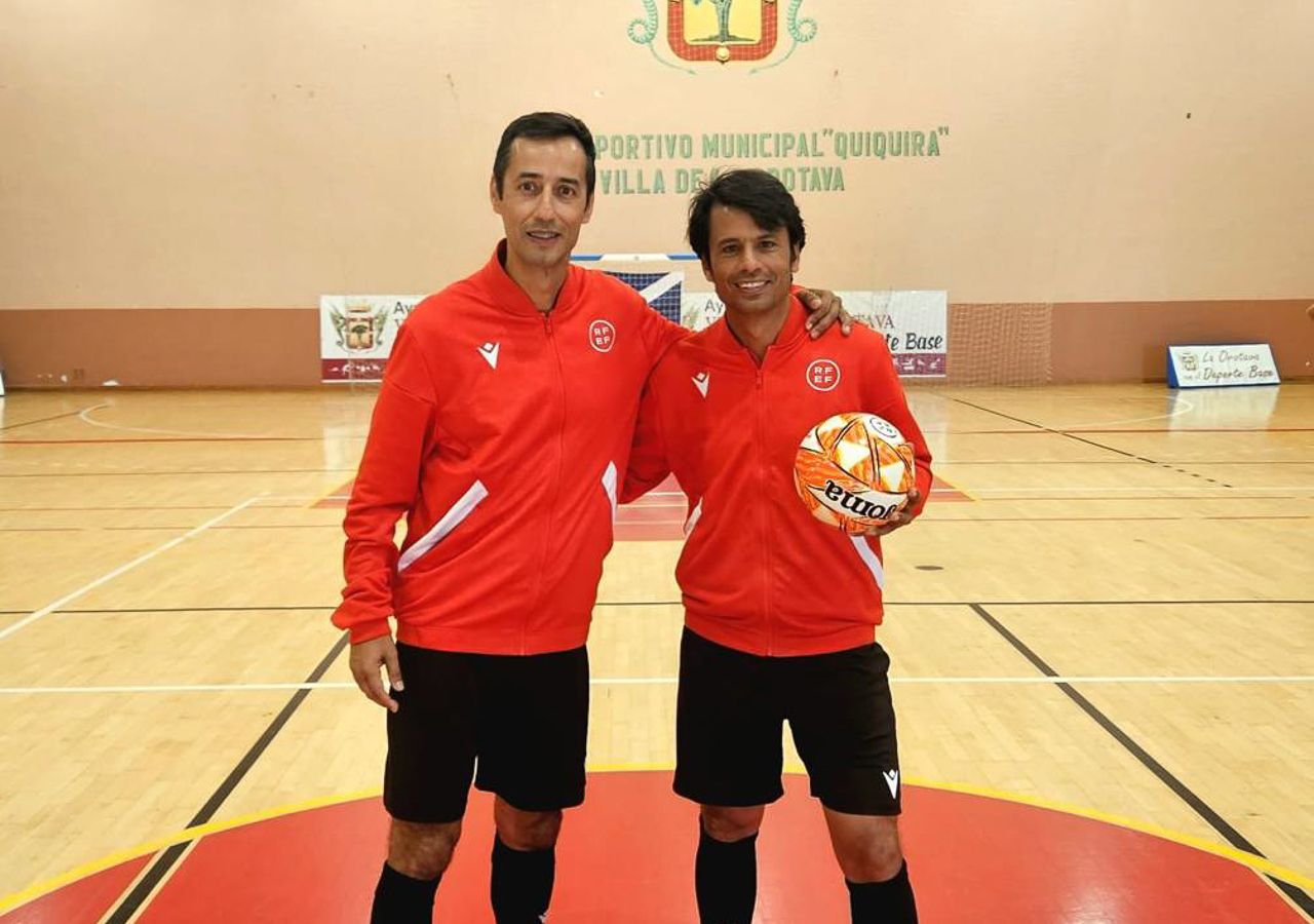 David Rodríguez y Marcos Bergaz arbitran el ascenso a división de plata del fútbol sala nacional
