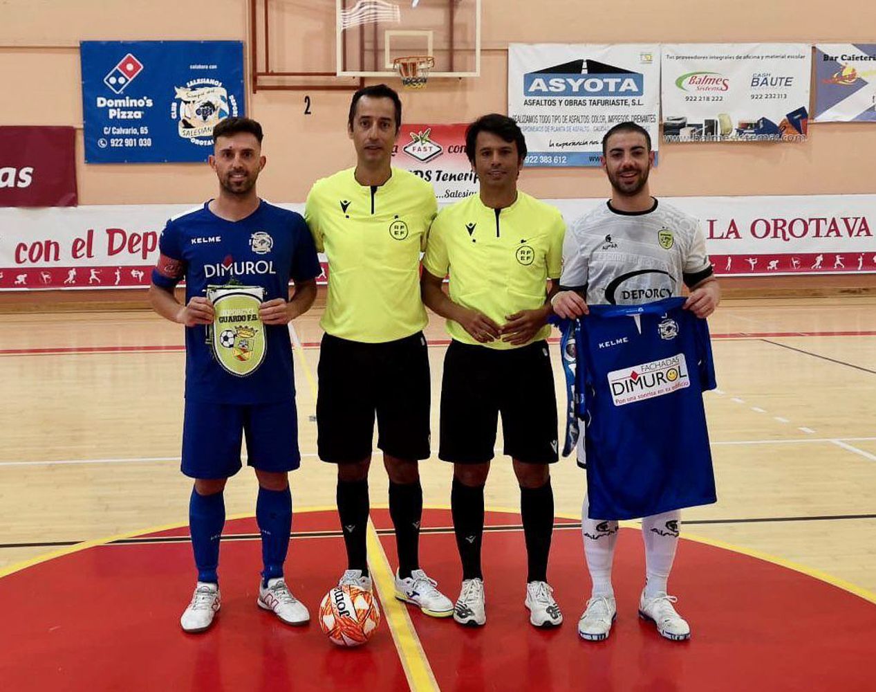 David Rodríguez y Marcos Bergaz arbitran el ascenso a división de plata del fútbol sala nacional