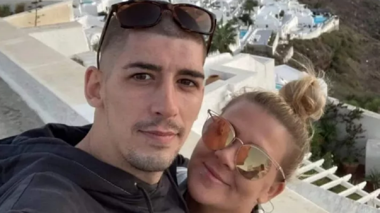 La pareja durante sus vacaciones en Lanzarote