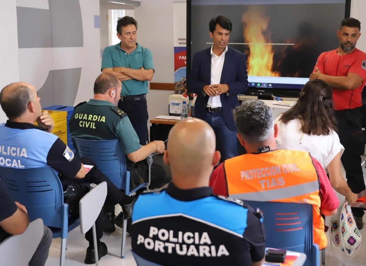 El presidente del Consorcio de Seguridad y Emergencias de Lanzarote, Marcos Bergaz.