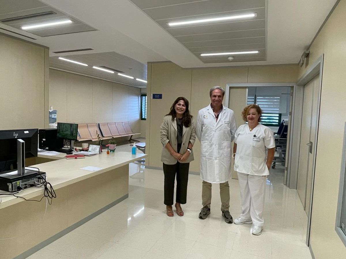 Responsables de la Unidad Satélite de Oncología Radioterápica del Hospital Doctor Molina Orosa