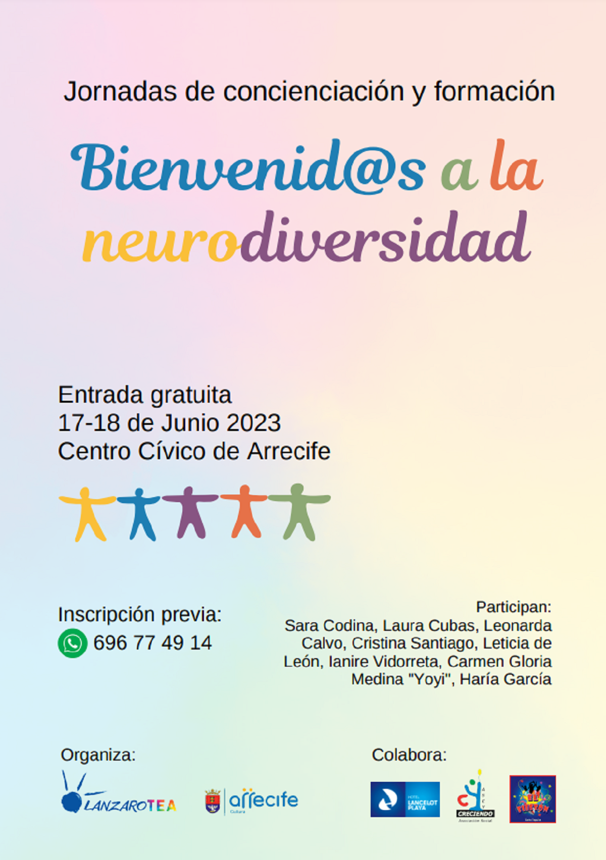 Cartel de las jornadas formativas sobre autismo