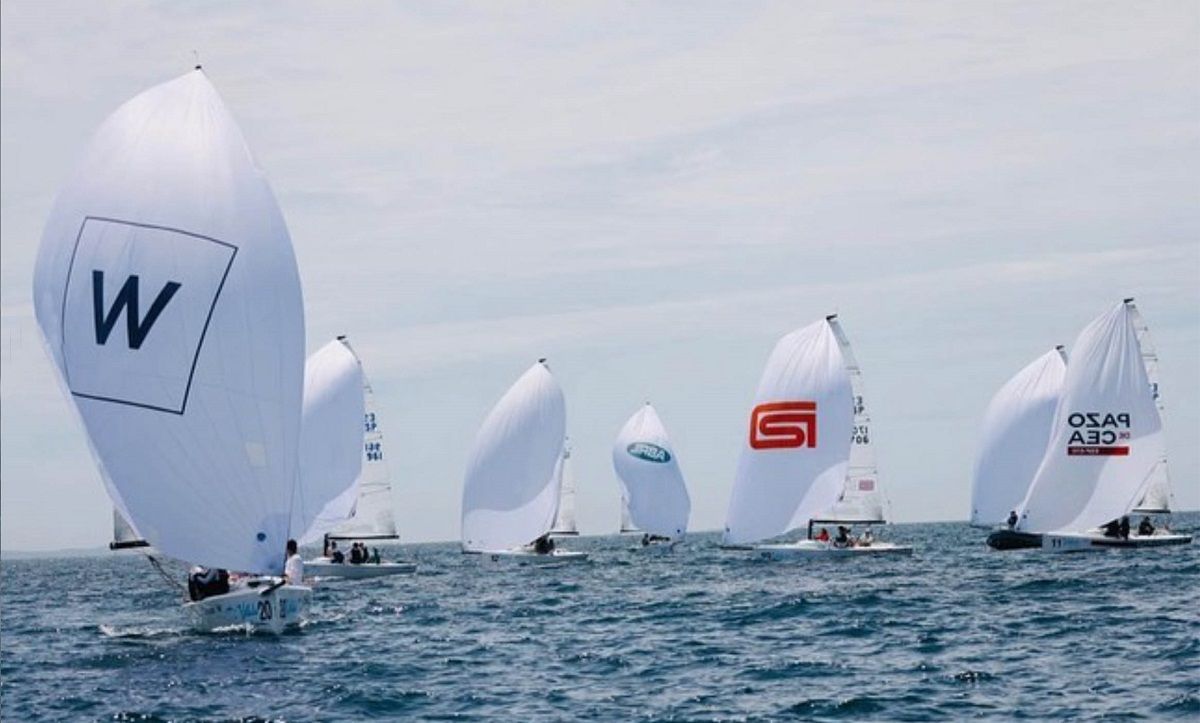 Las 19 embarcaciones en el Campeonato de España de J70