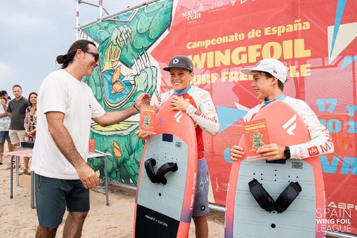 Manuel Morillo campeón de España de Wingfoil