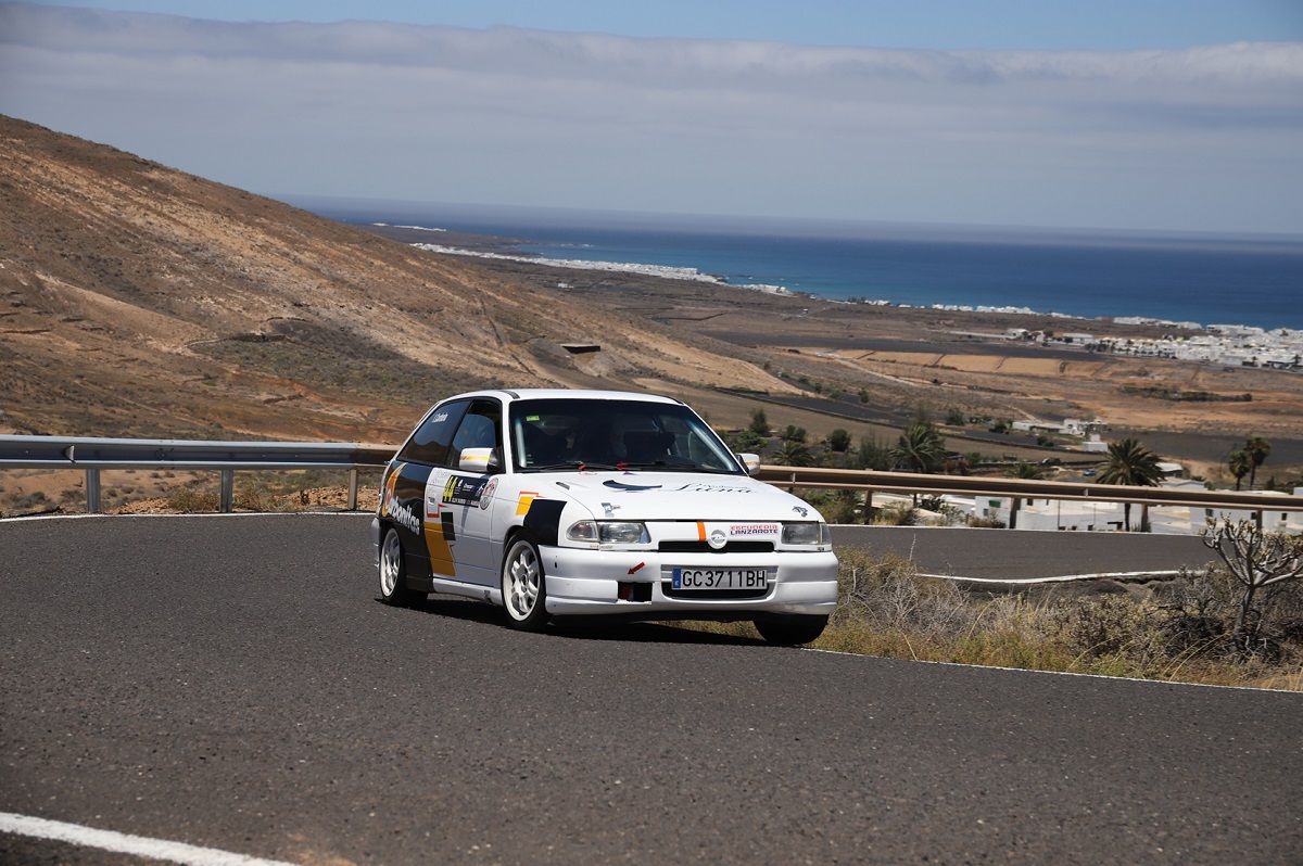 "Buen debut" del joven conejero Iriome Curbelo en su primer rally en la XLIV subida de Haría