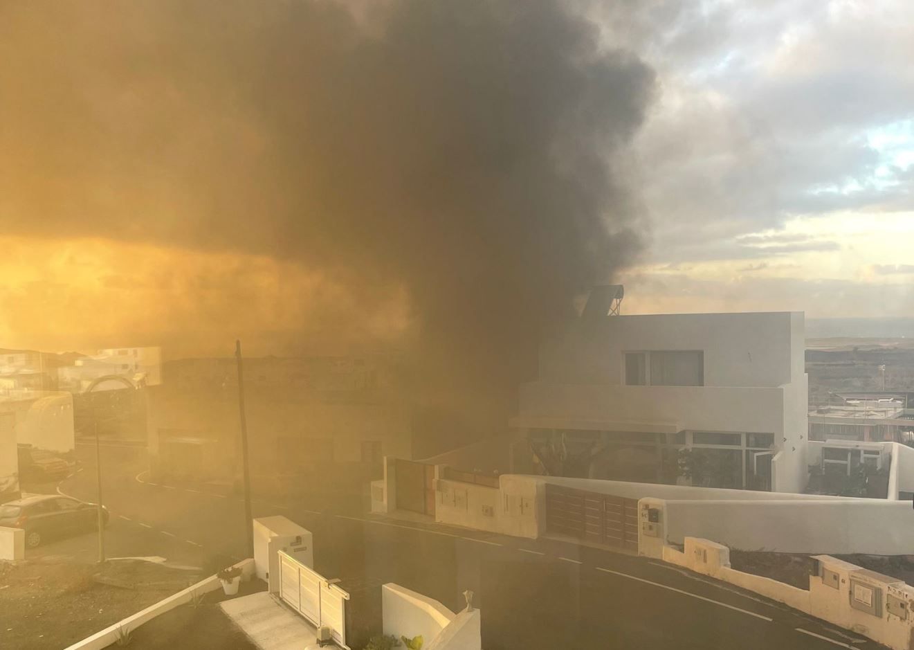 Susto por una hoguera en El Cuchillo