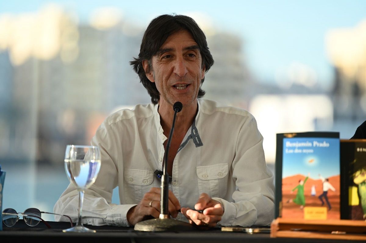 Benjamín Prado en la tercera sesión del Festival de Literatura de Lanzarote