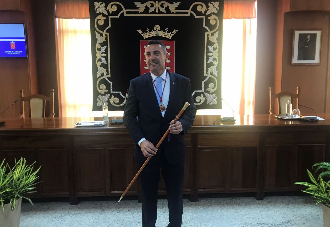 Oswaldo Betancort, nuevo presidente del Cabildo de Lanzarote (Fotos: José Luis Carrasco)