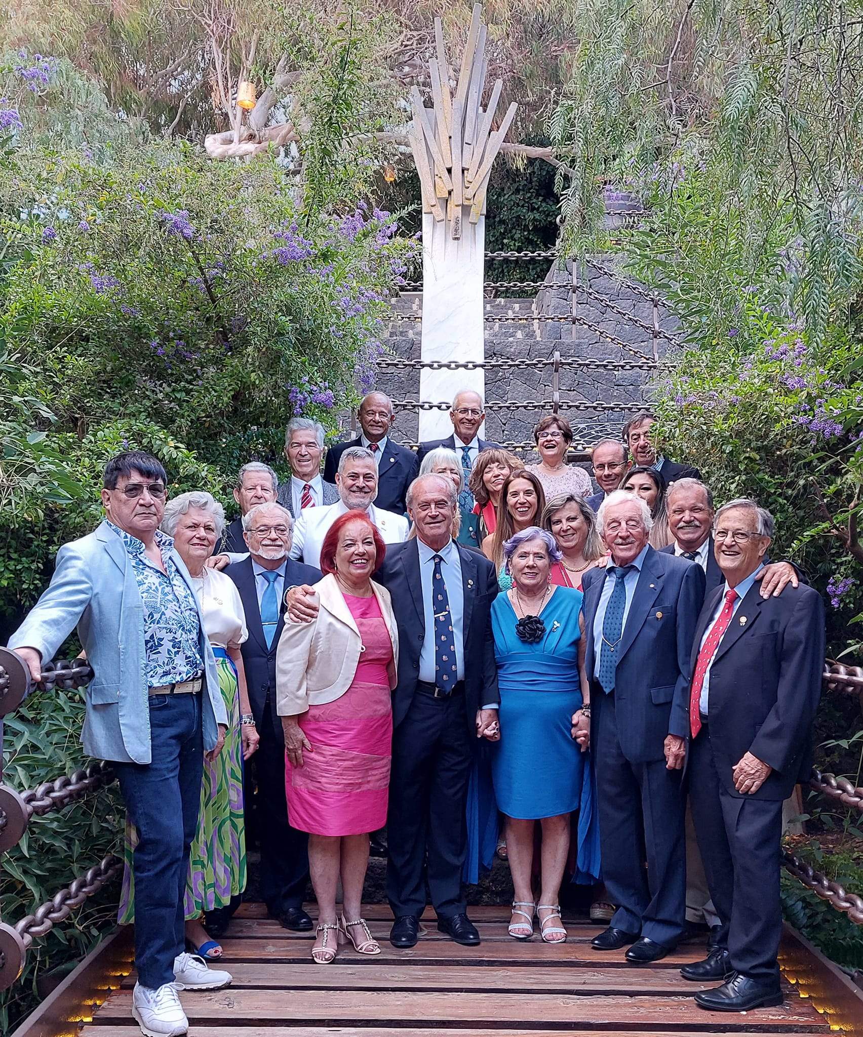 Los integrantes de Rotary Club Lanzarote