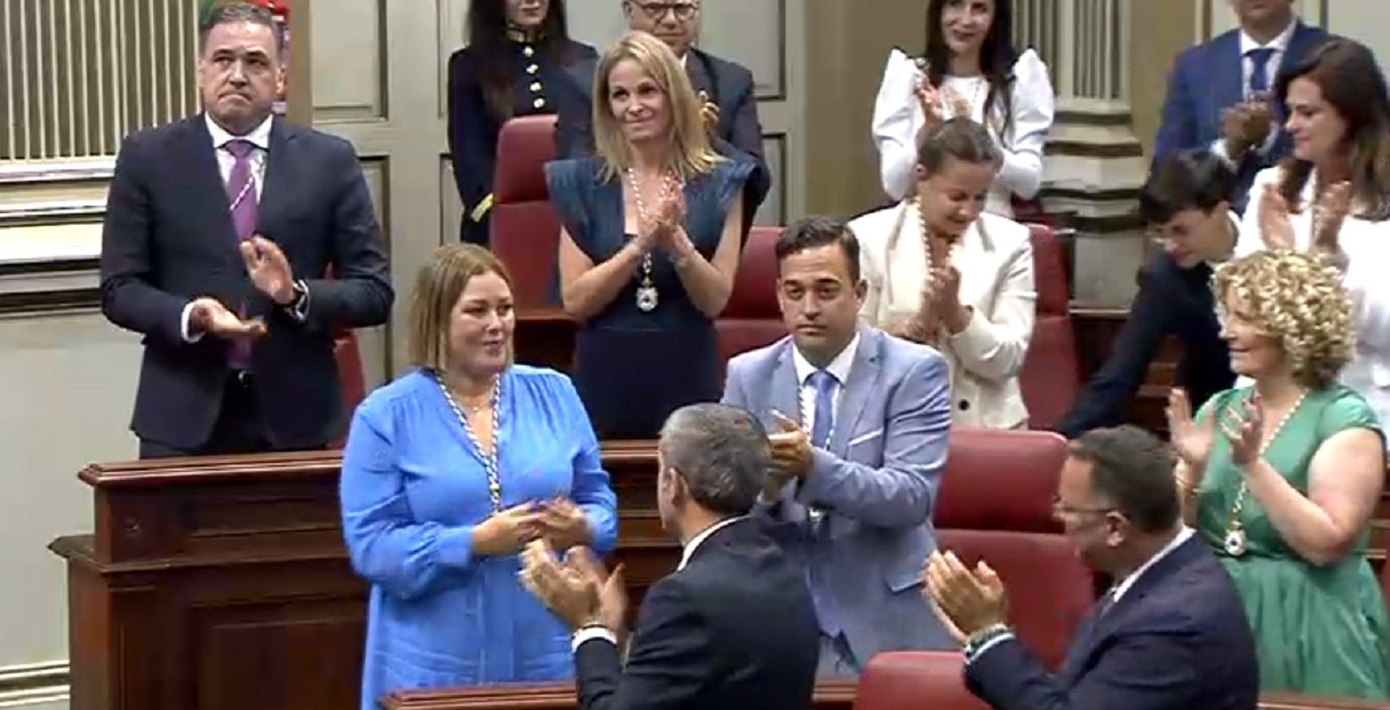 Astrid Pérez, new president of the Parliament of the Canary Islands