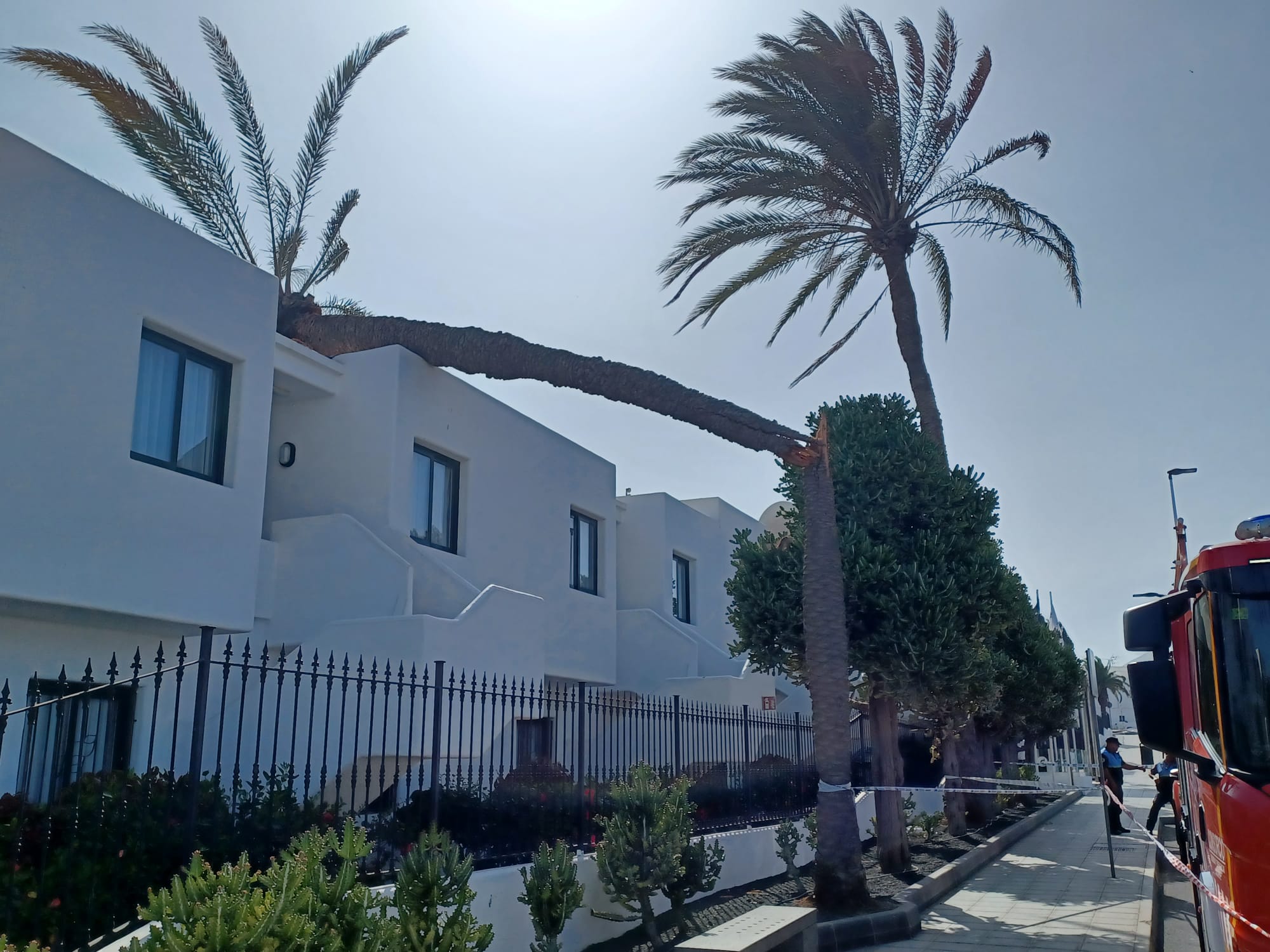 Incidentes por el viento en Lanzarote