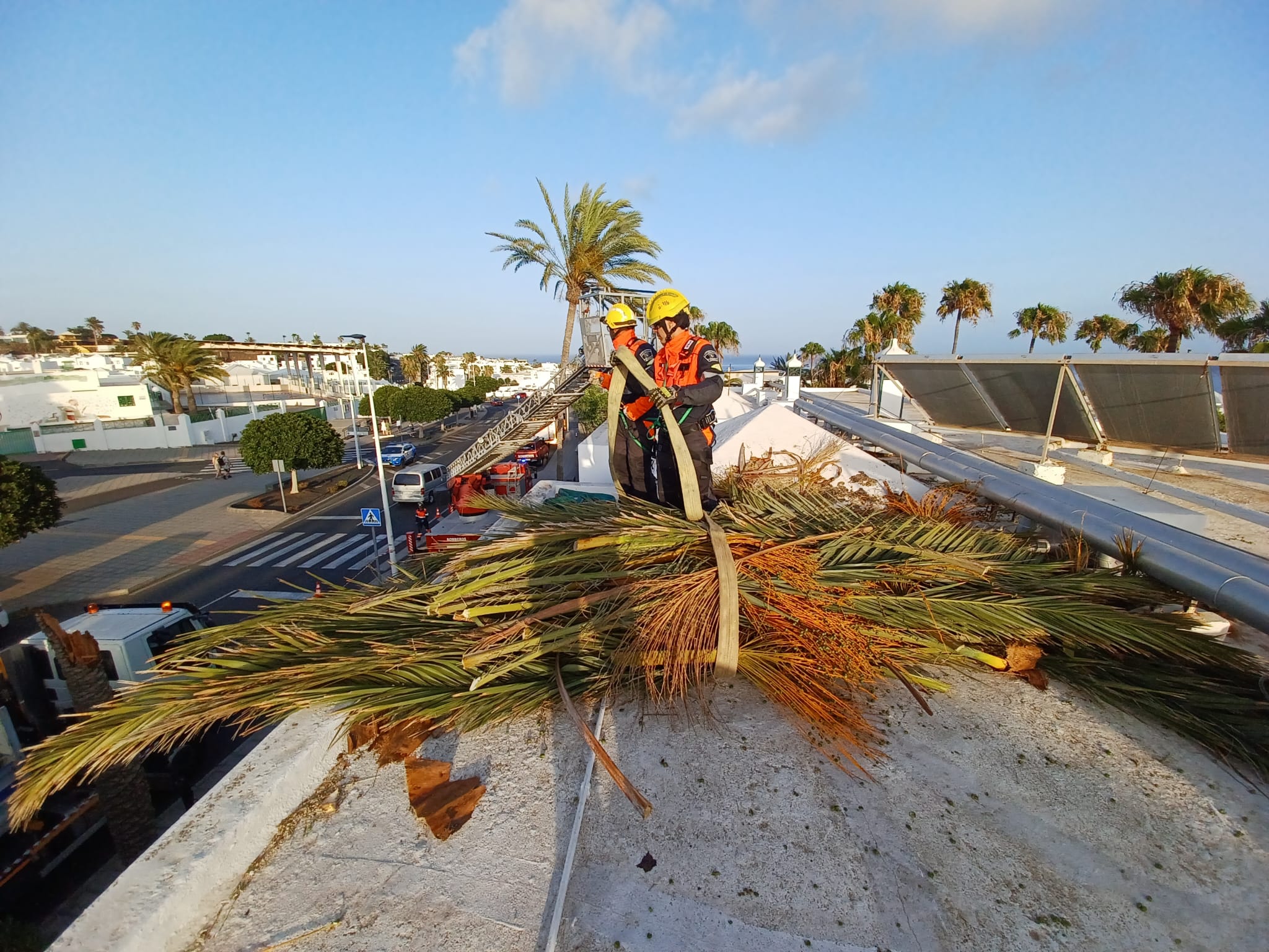 Incidentes por el viento en Lanzarote