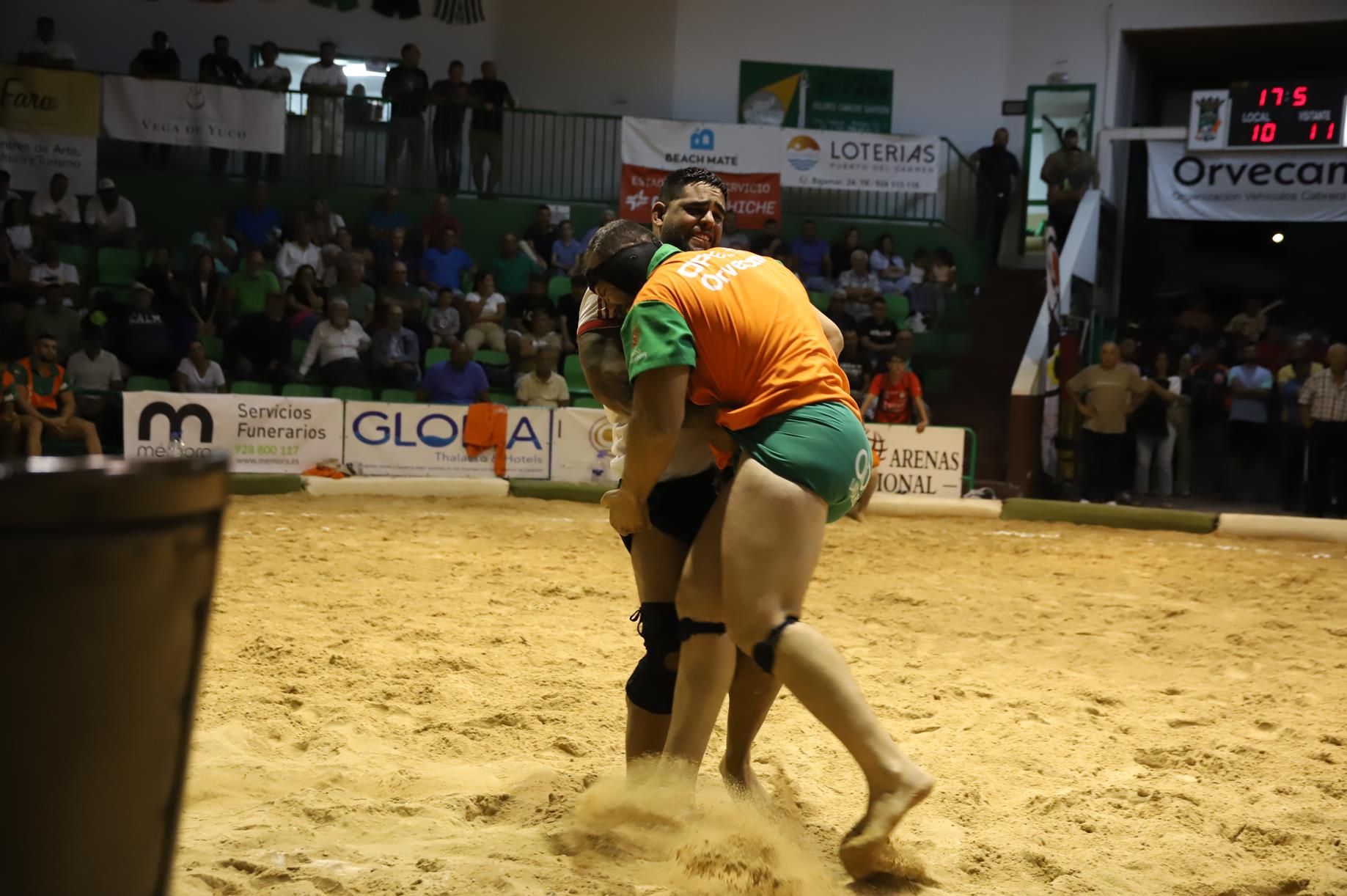 Final lucha Canaria, C.l. Union Norte   Union Sur Tias (39)