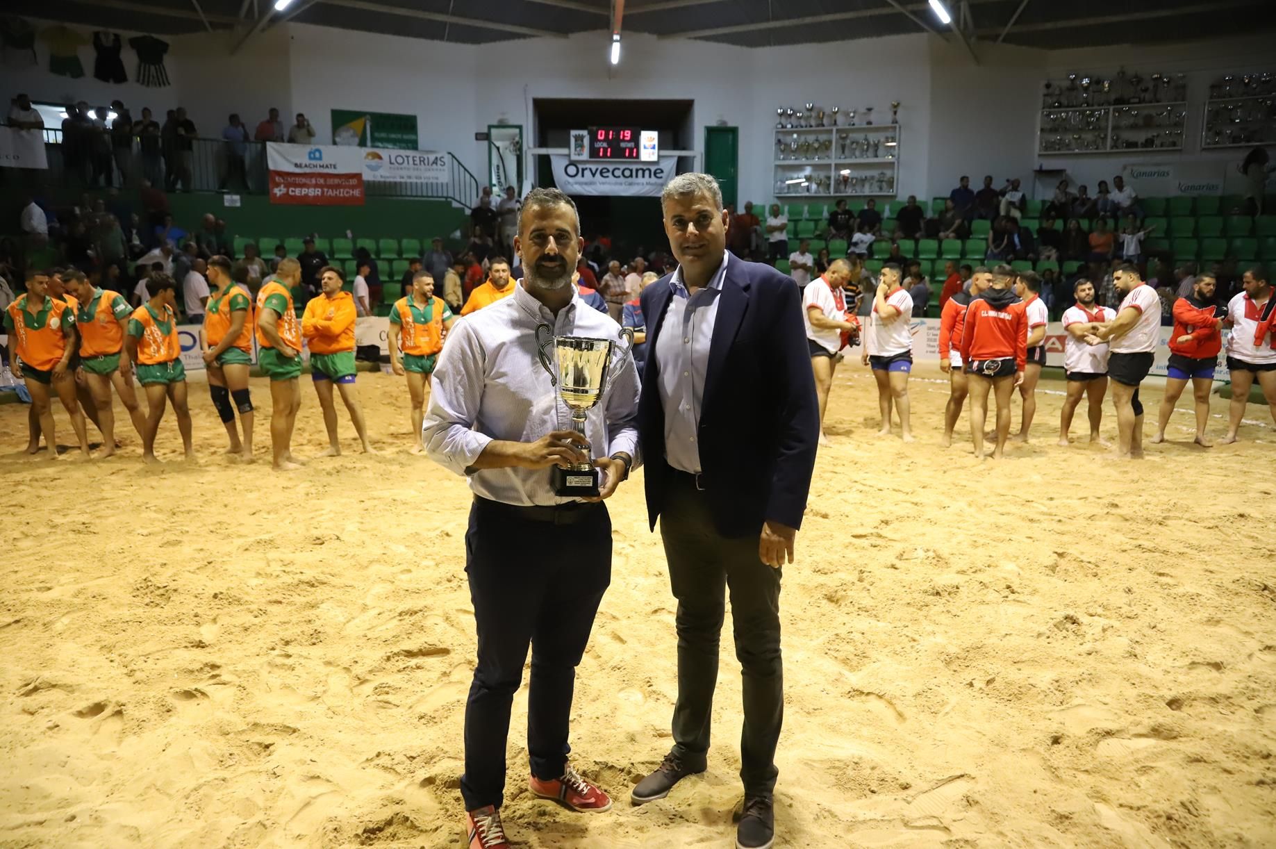 Final lucha Canaria, C.l. Union Norte   Union Sur Tias (47)