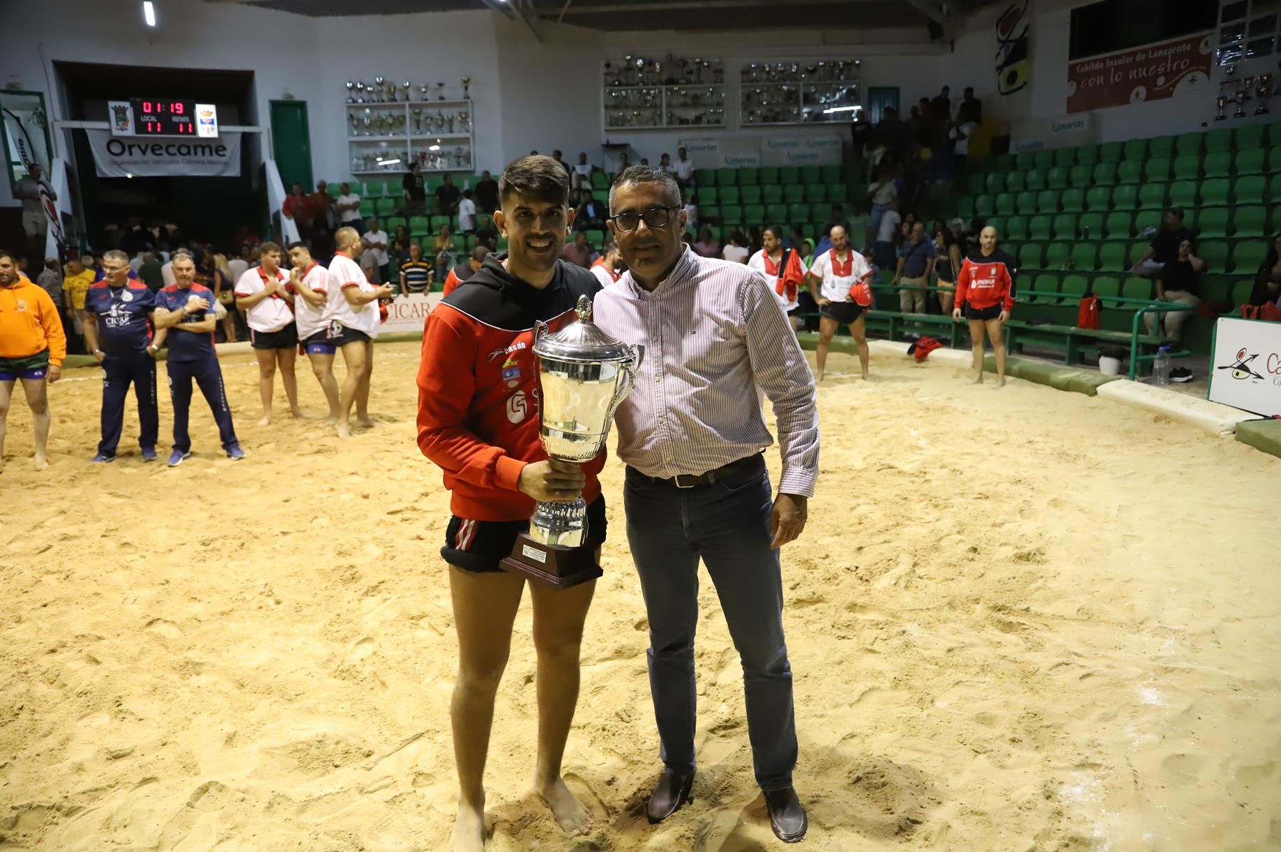 Final lucha Canaria, C.l. Union Norte   Union Sur Tias (48)