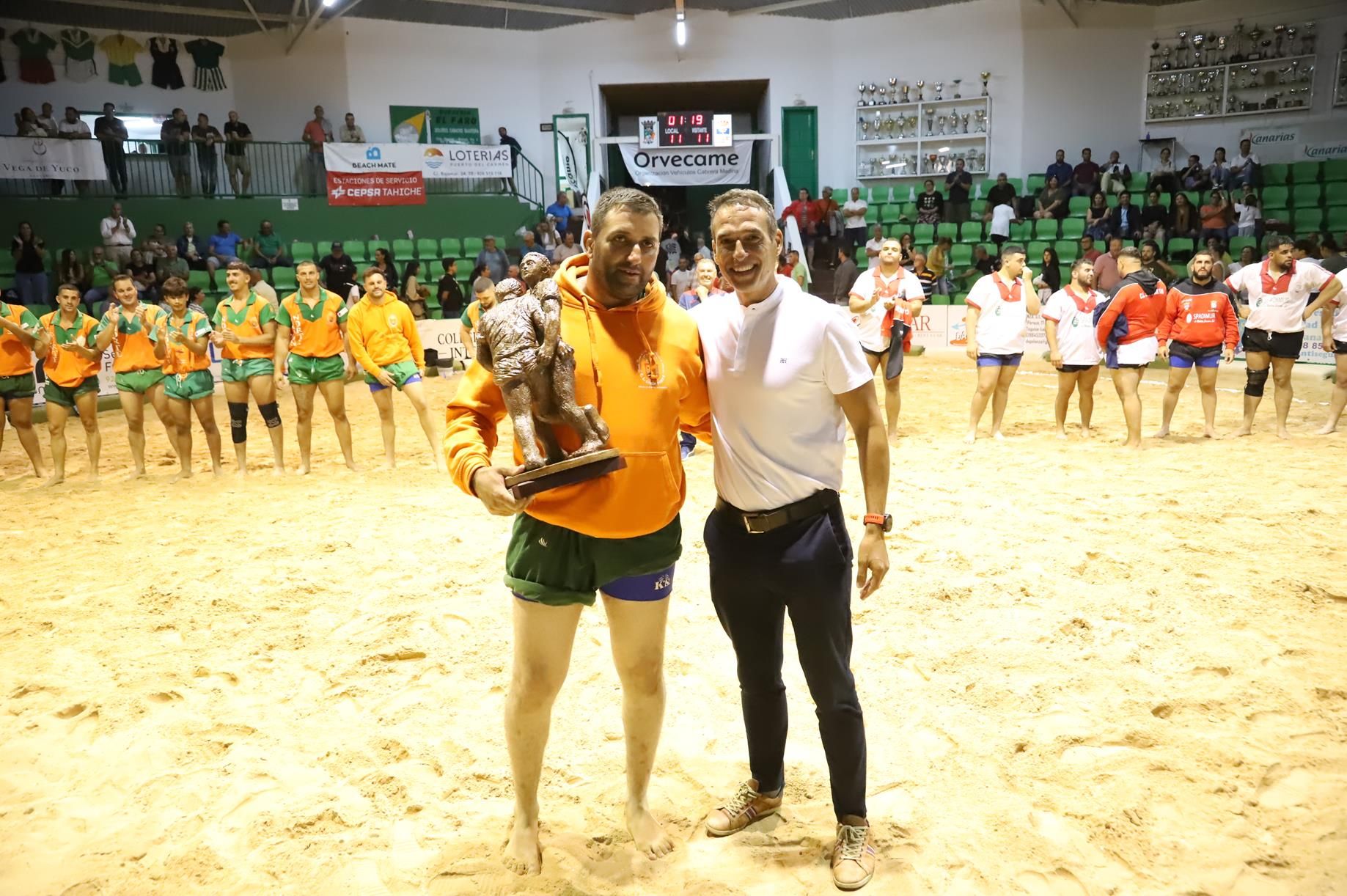Final lucha Canaria, C.l. Union Norte   Union Sur Tias (50)