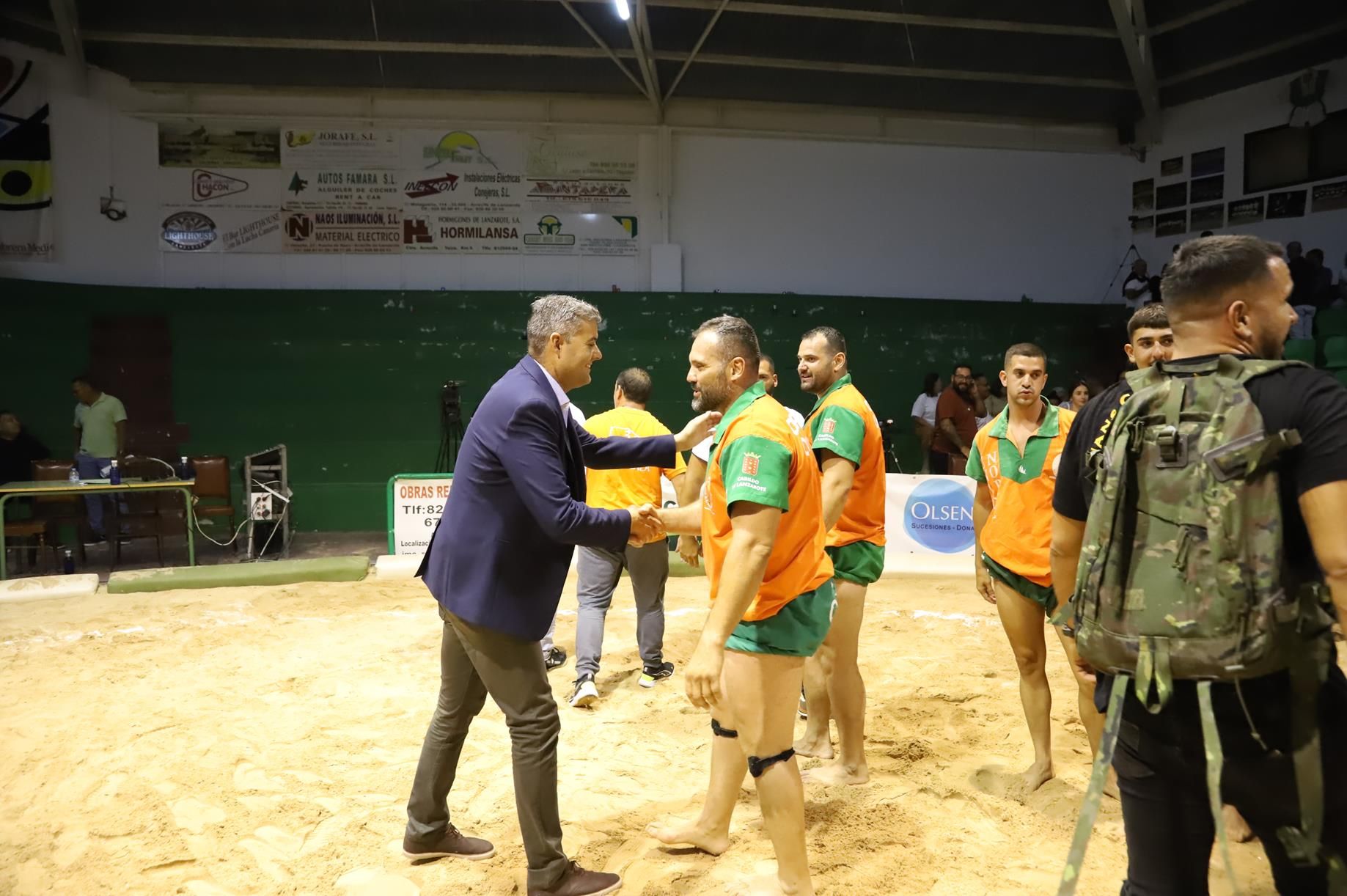 Final lucha Canaria, C.l. Union Norte   Union Sur Tias (57)