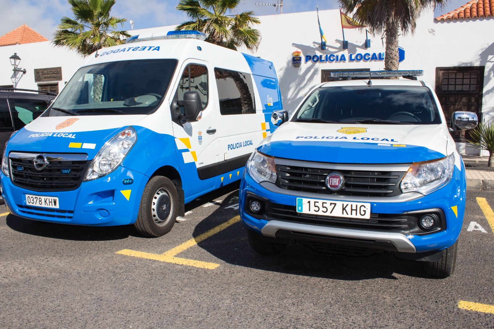 Vehículos de la Policía Local de Teguise