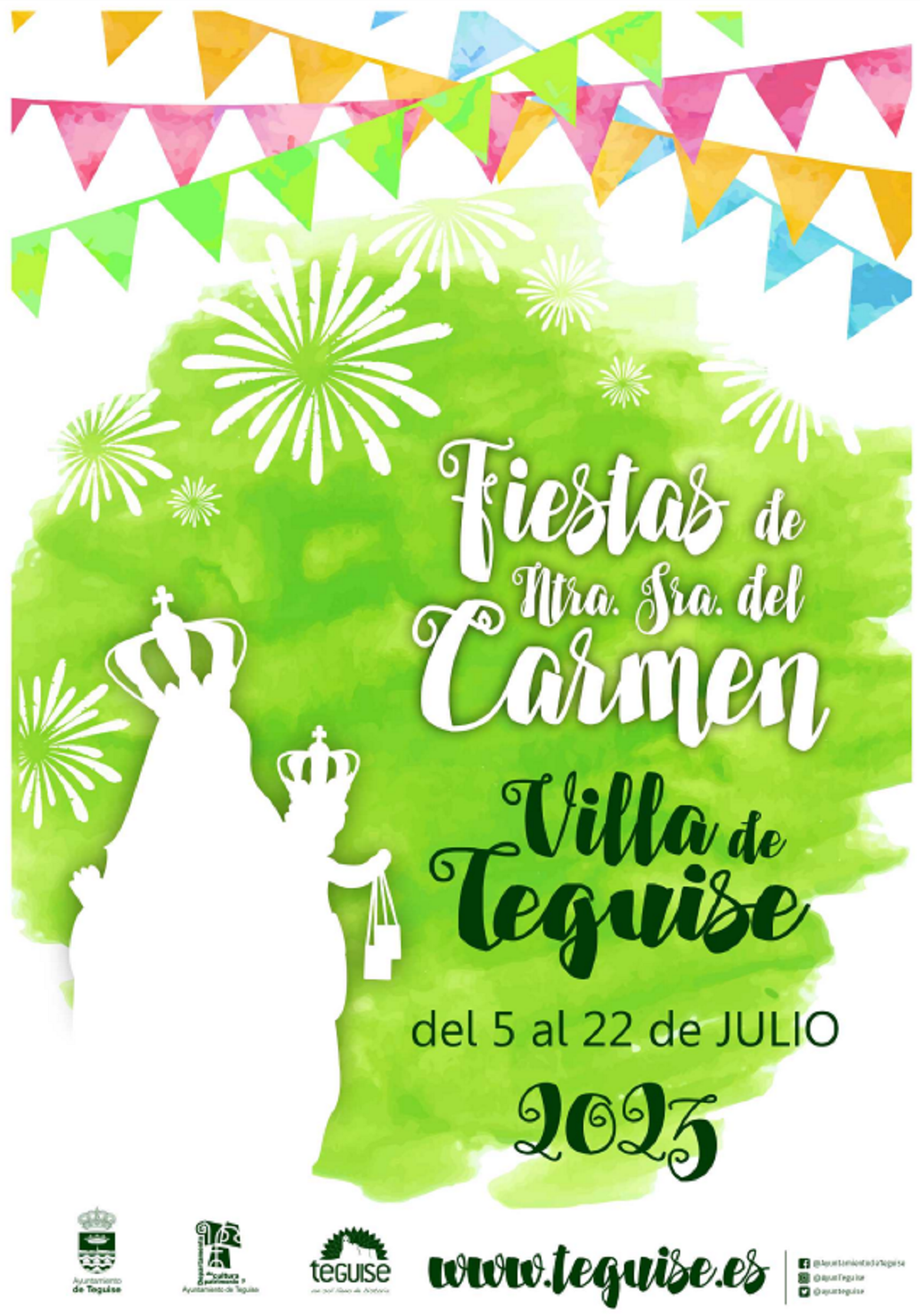 Cartel de las fiestas de la Villa de Teguise