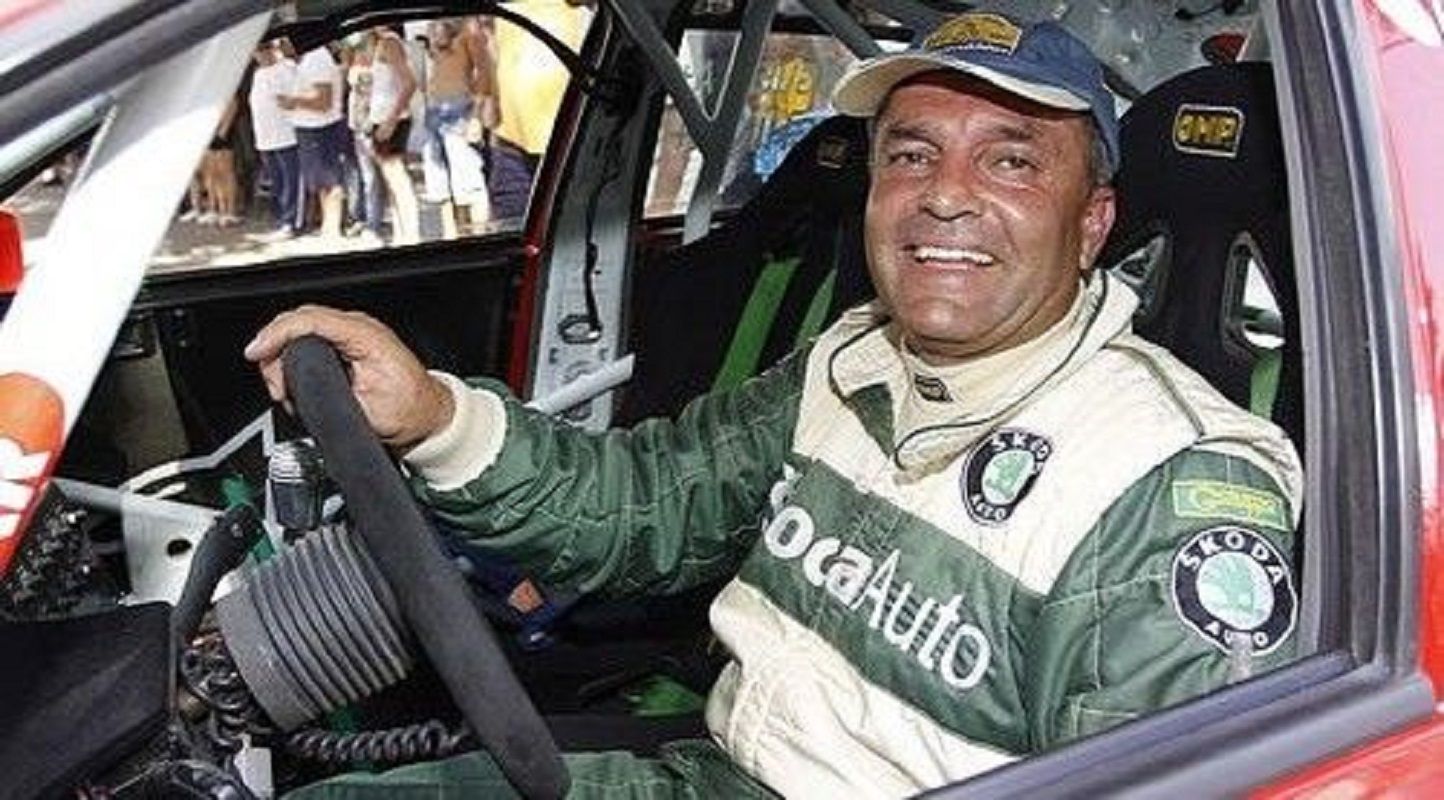 El alcalde de Tinajo, Jesús Machín Duque, en una prueba deportiva celebrada en el año 2009