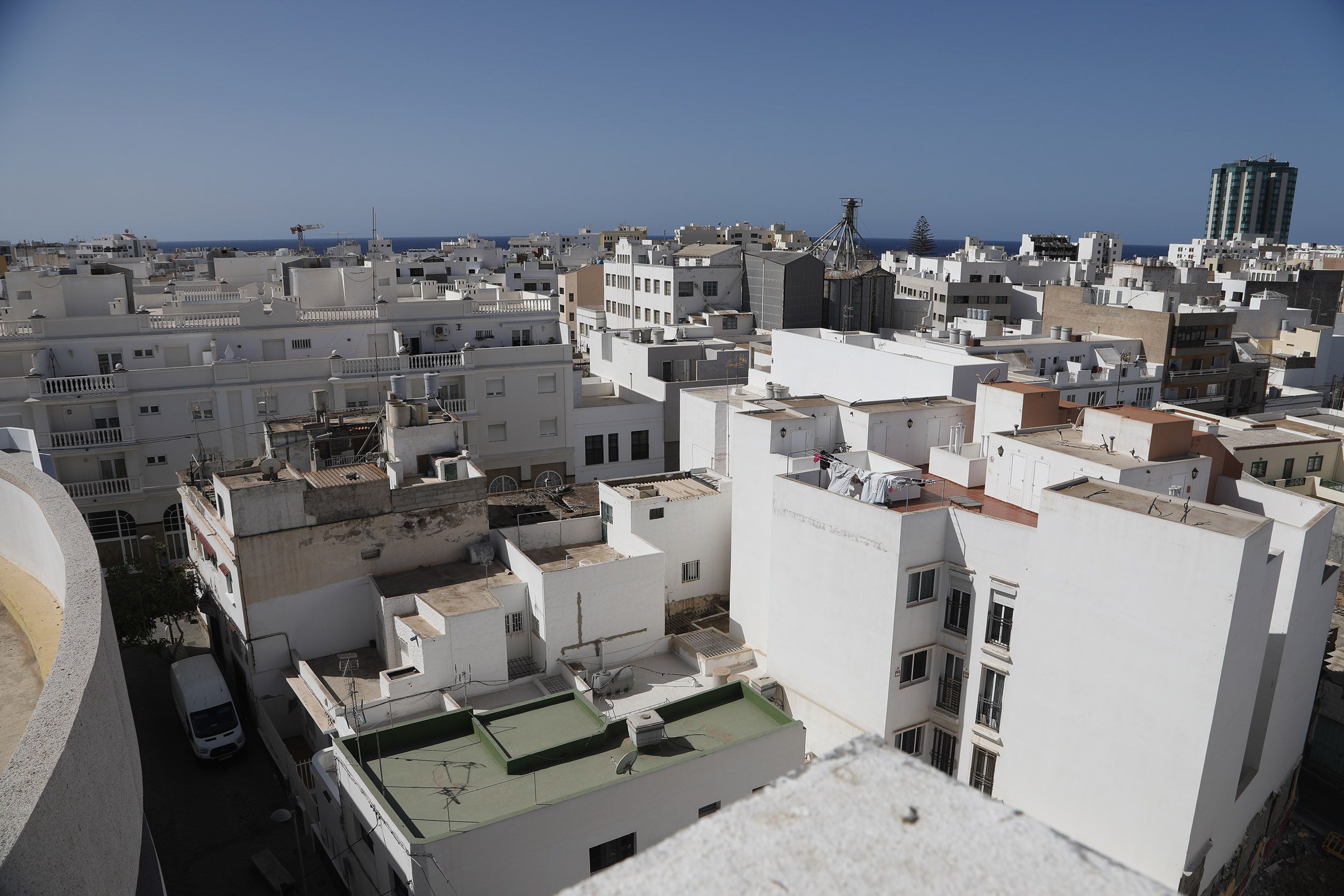 Viviendas en Arrecife en una imagen de archivo. Foto: José Luis Carrasco.