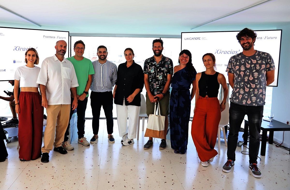 Asistentes a las jornadas del proyecto 'Frontera/Futuro: Transformando el mañana' en Lanzarote