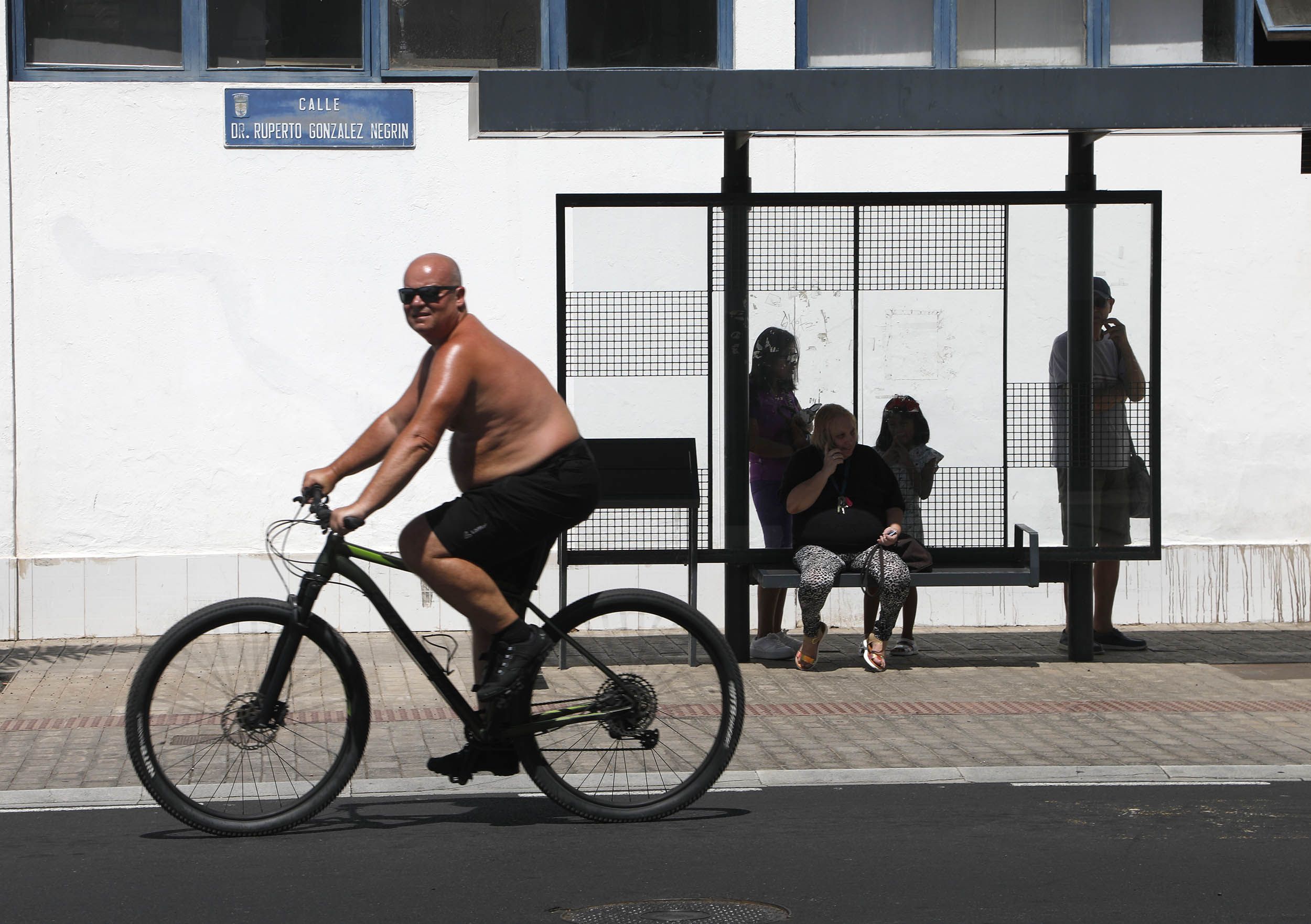 El calor en Arrecife este verano. Foto: José Luis Carrasco.