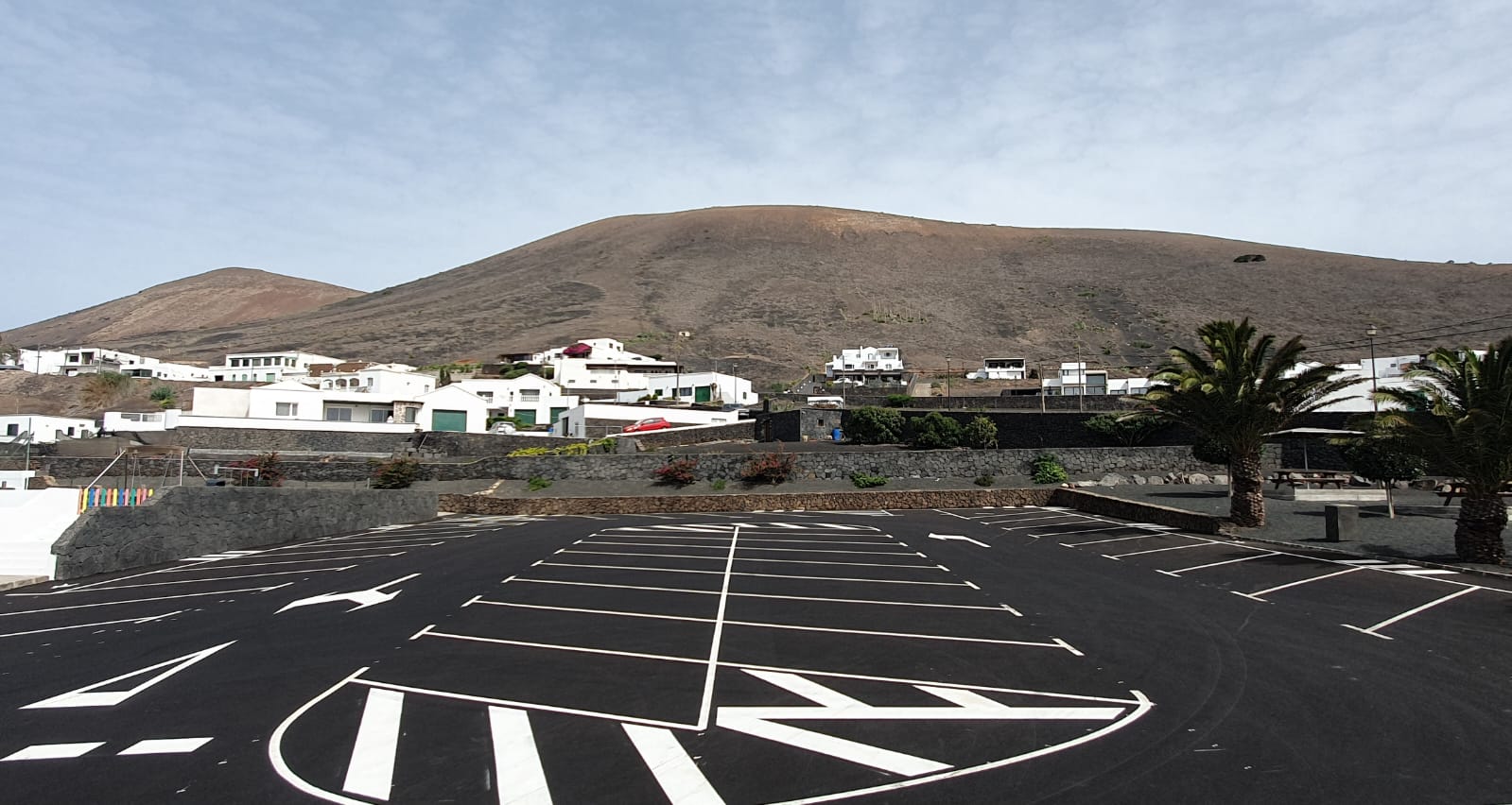 Aparcamiento del centro sociocultural de La Asomada