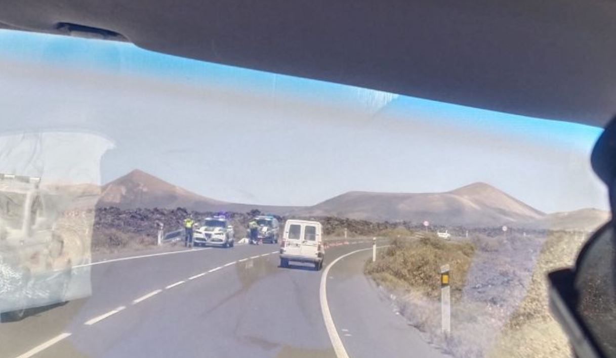 Fallecido en la carretera de Yaiza