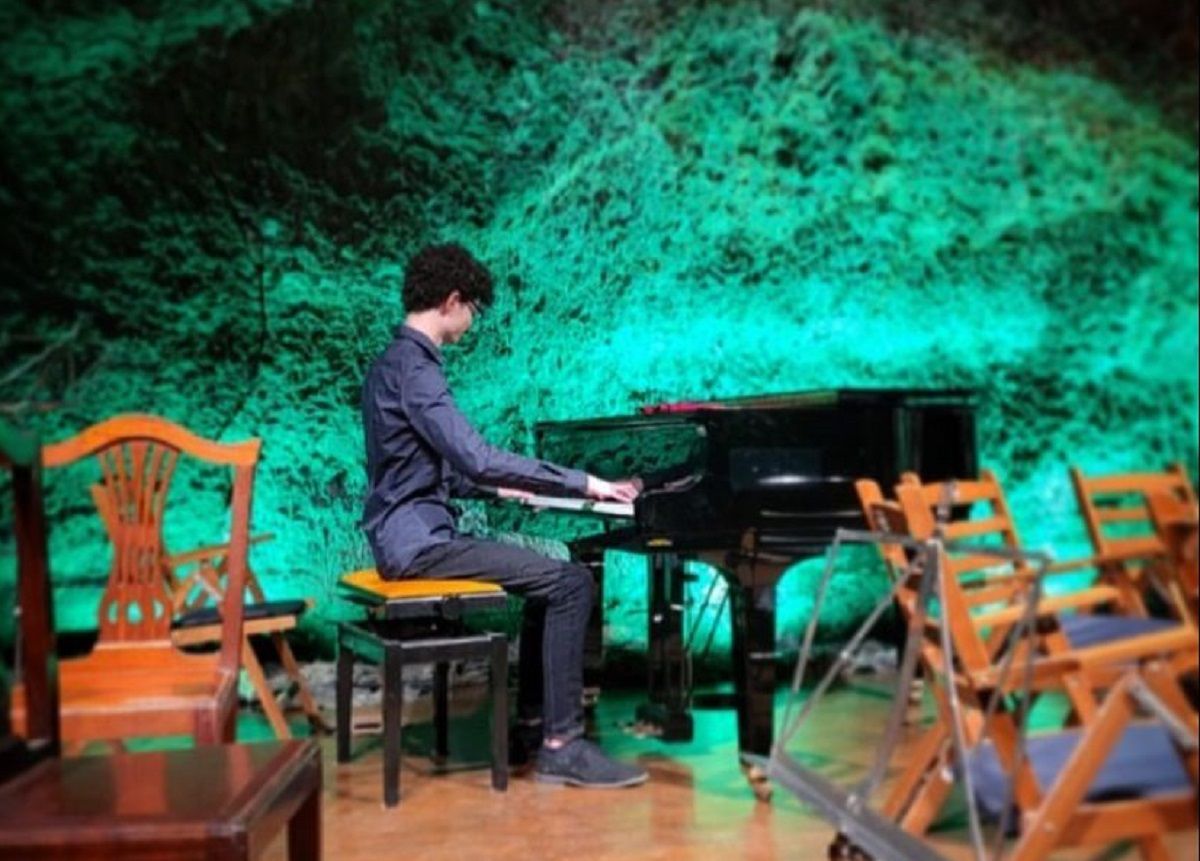 El joven pianista italiano y residente en Lanzarote Lorenzo Poggi