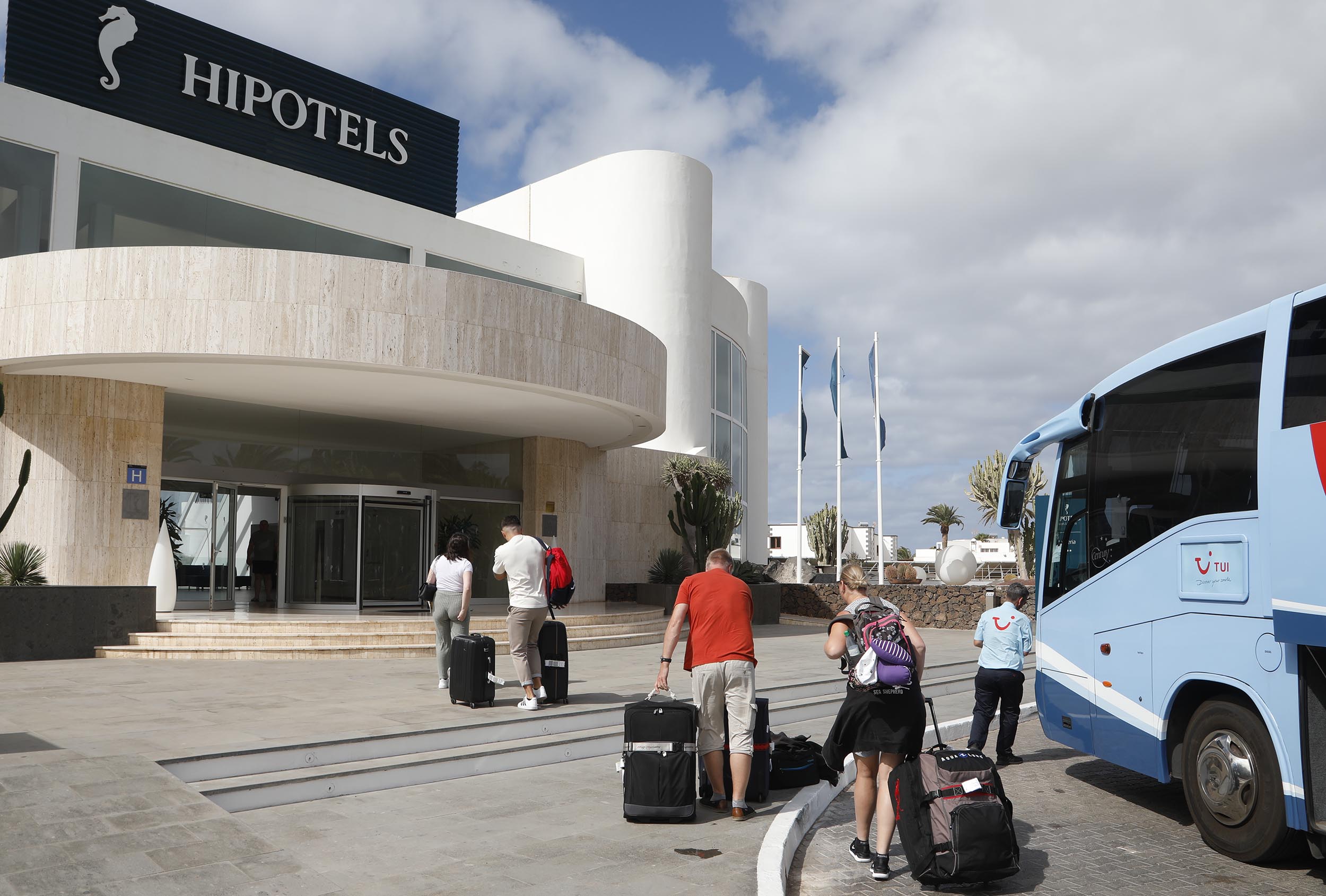 Turistas en hoteles de Lanzarote. Foto: José Luis Carrasco.