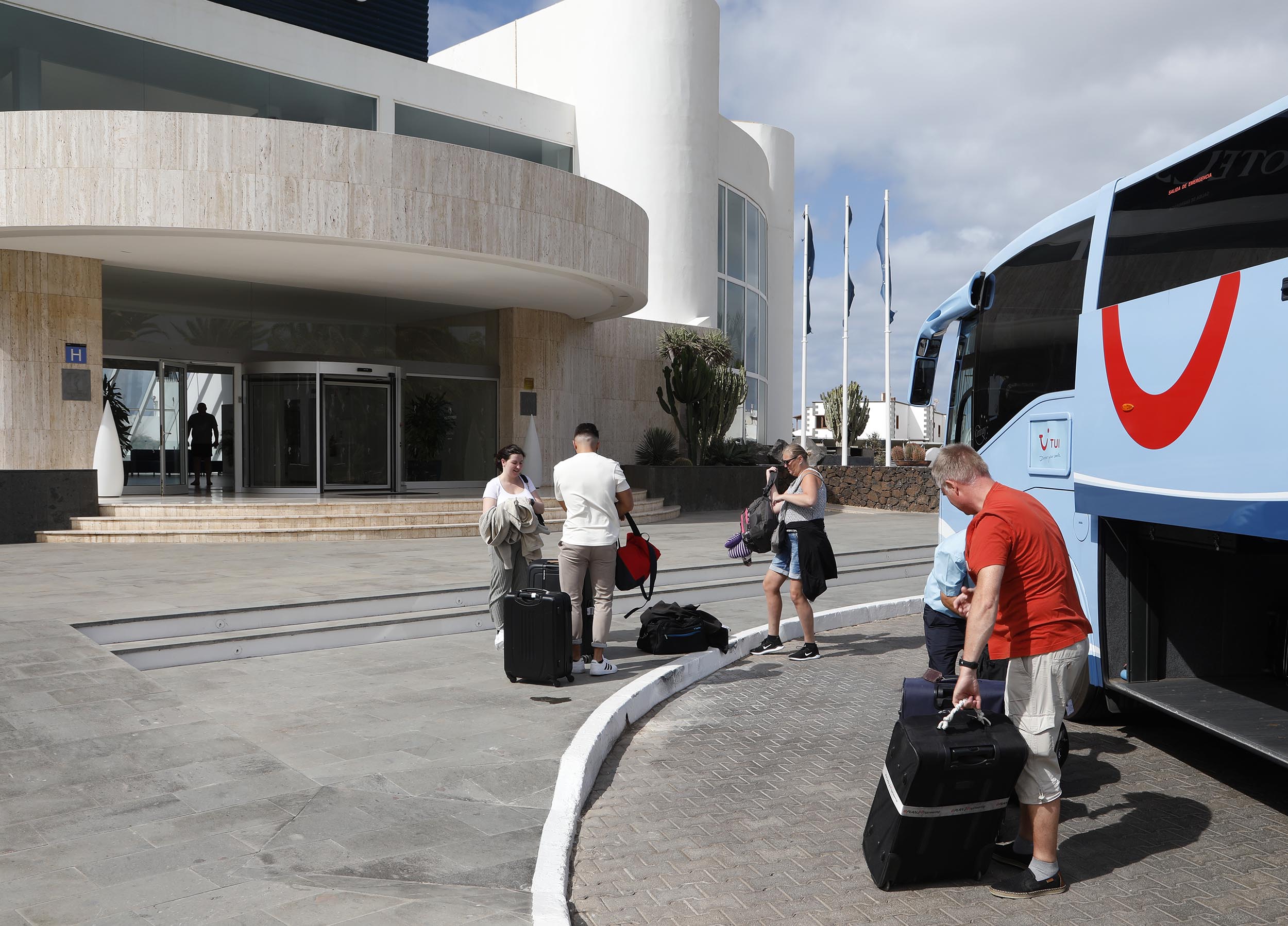 Turistas en hoteles de Lanzarote. Foto: José Luis Carrasco.
