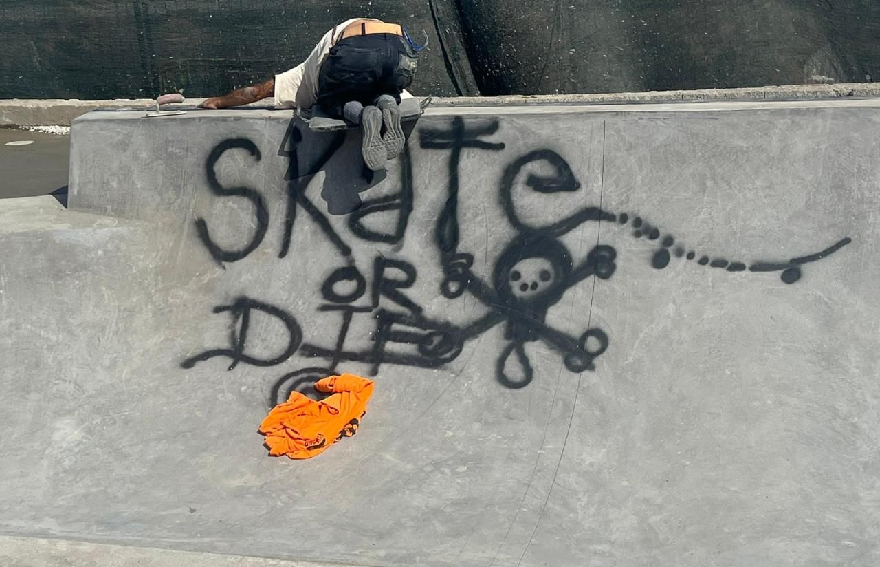 Actos vandálicos en el Skate park de La Santa