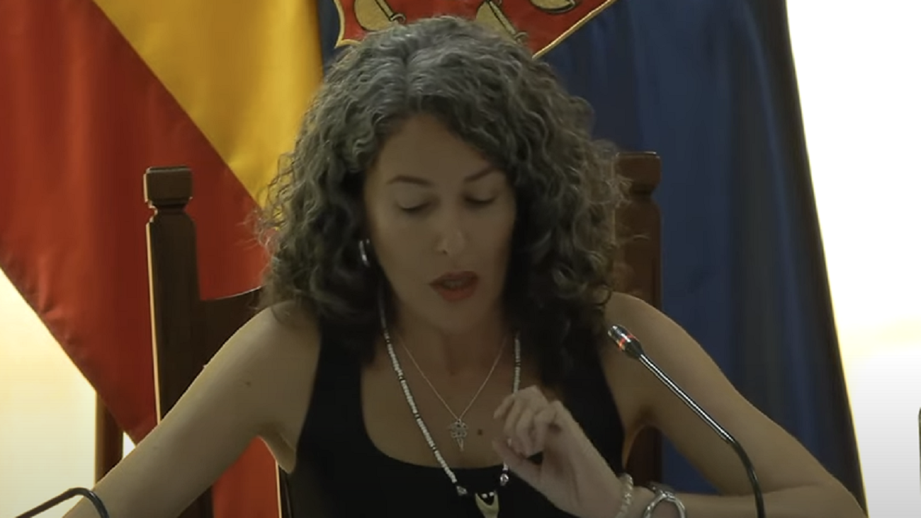 La portavoz del Grupo Socialista en el Cabildo de Lanzarote, Ariagona González 