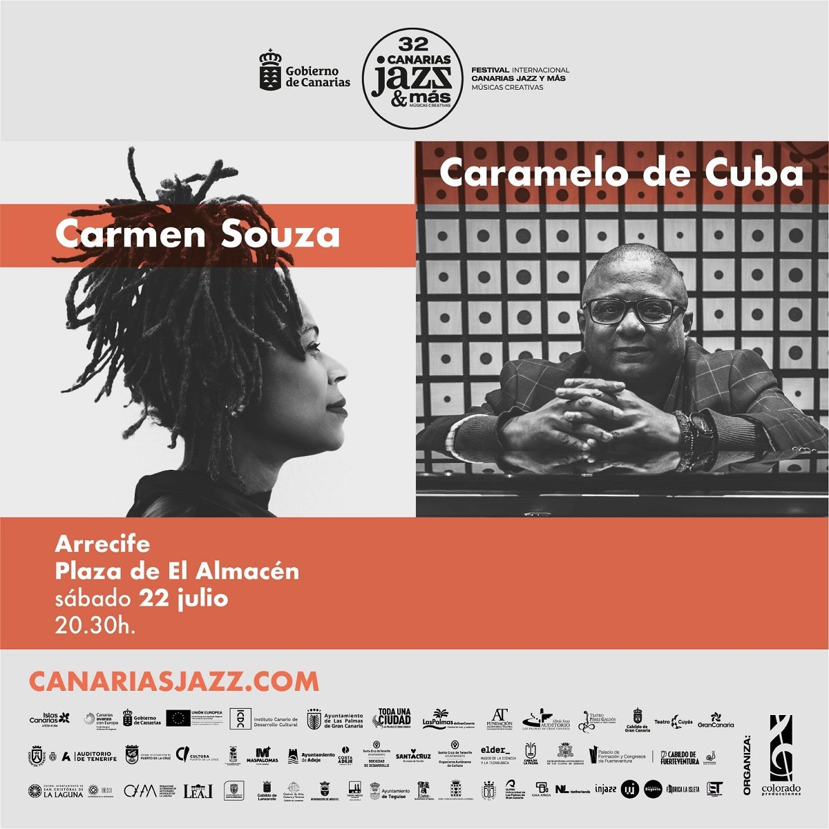 Cartel del 'Festival Internacional Canarias Jazz & Más' en Arrecife