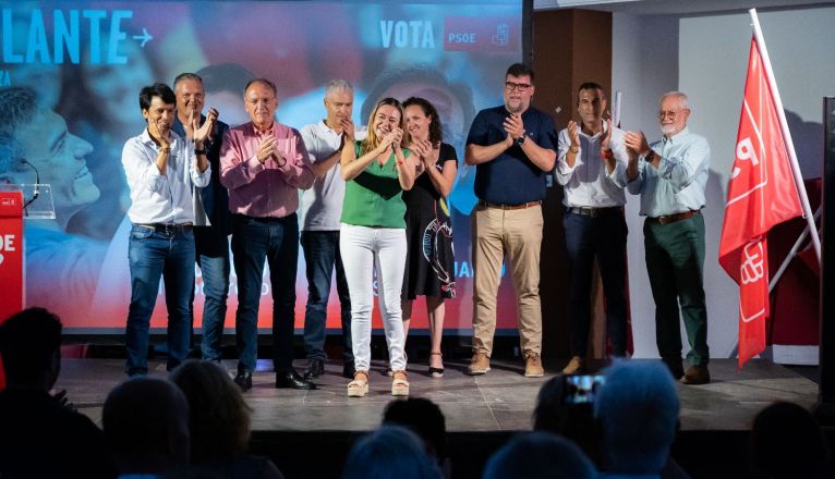 Mitin PSOE Lanzarote 23J. Mitin PSOE Lanzarote 23J.