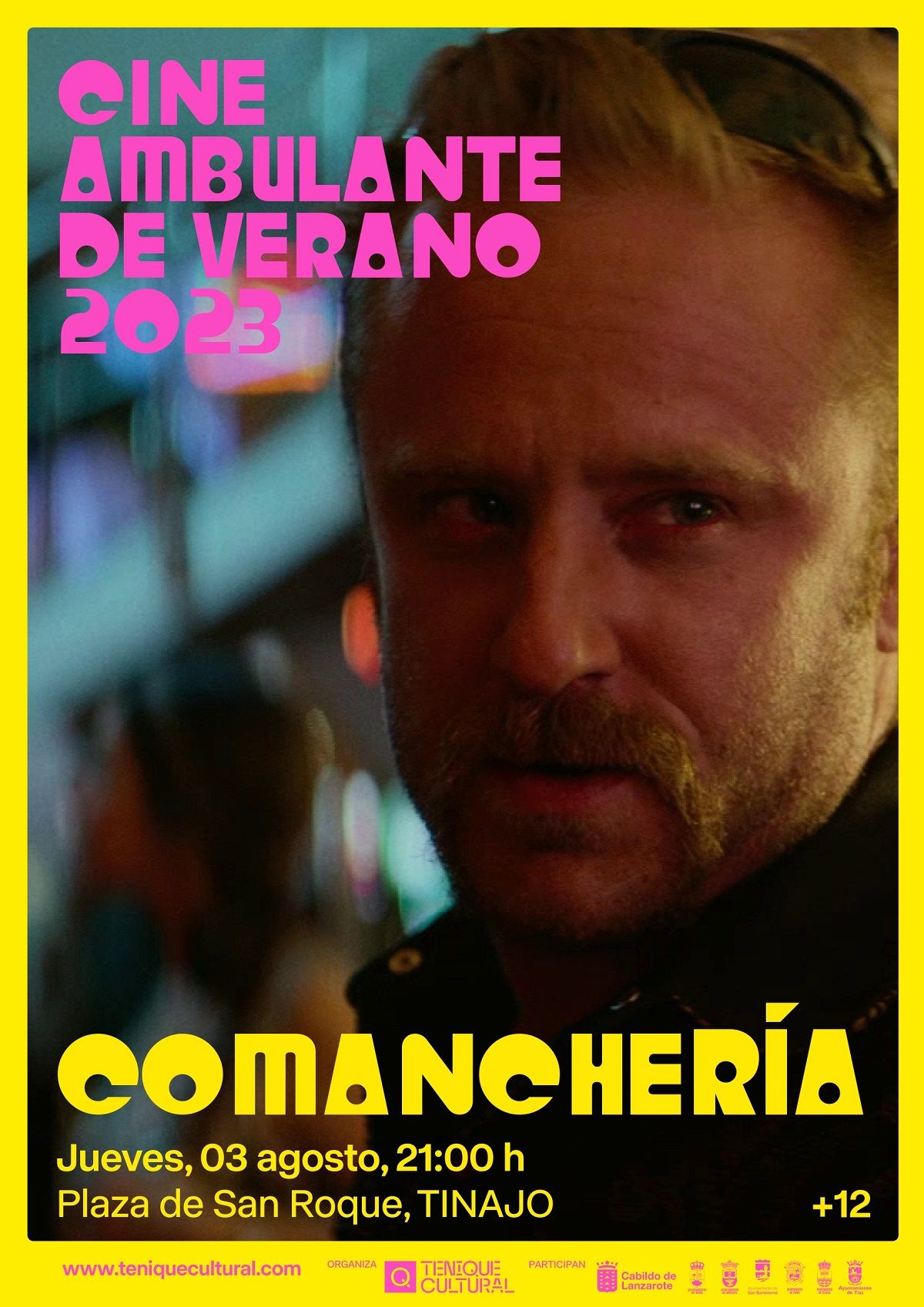 Estreno de la película 'Comanchería' en el 'Cine Ambulante de Verano' en Tinajo Estreno de la película 'Comanchería' en el 'Cine Ambulante de Verano' en Tinajo