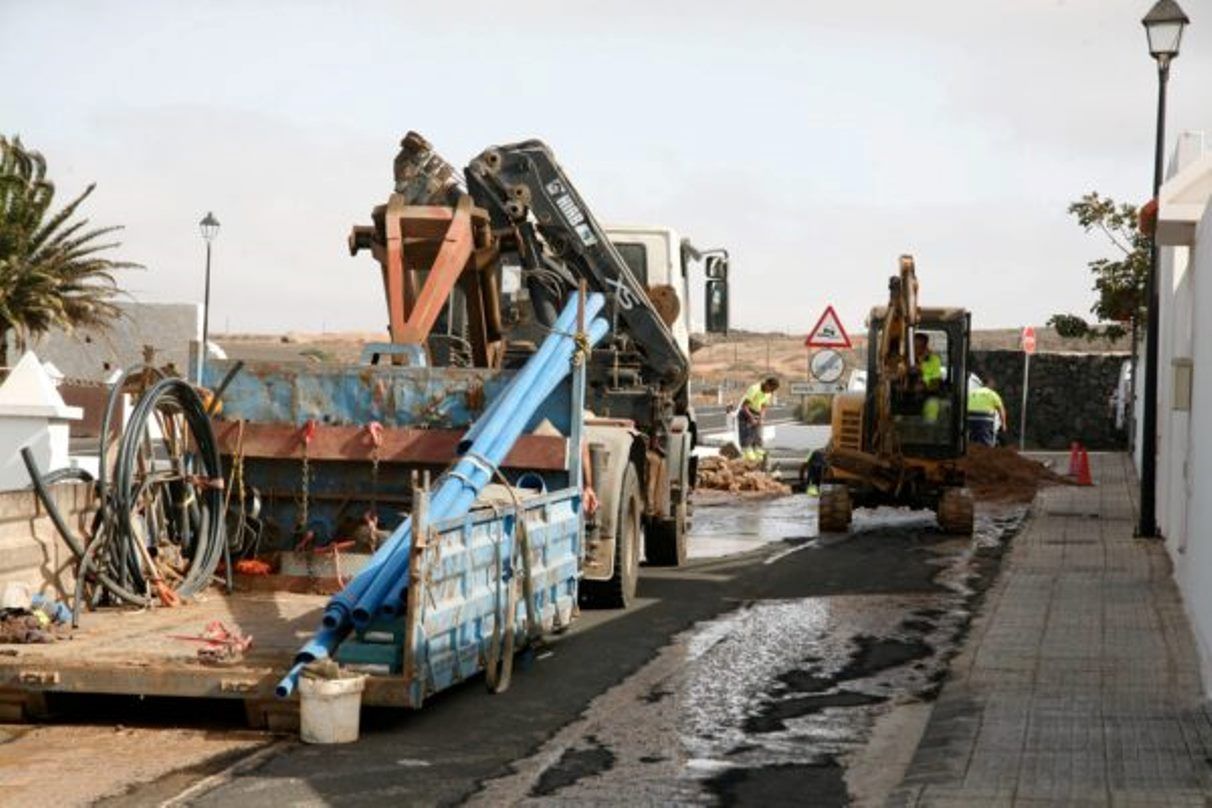 Obras de Canal Gestión en la tubería norte