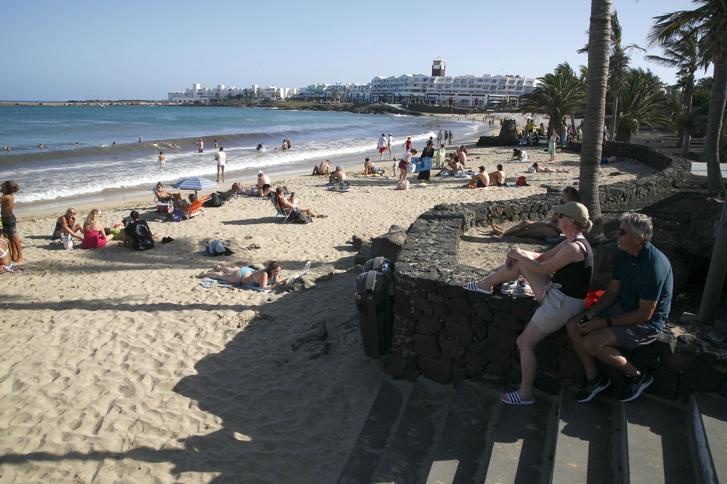 Las Cucharas Beach in Costa Teguise. Photo: José Luis Carrasco.