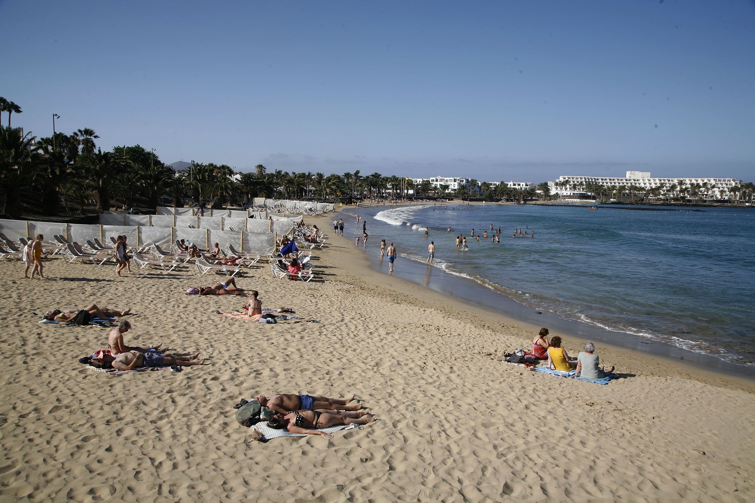 Las Cucharas Beach in Costa Teguise. Photo: José Luis Carrasco.