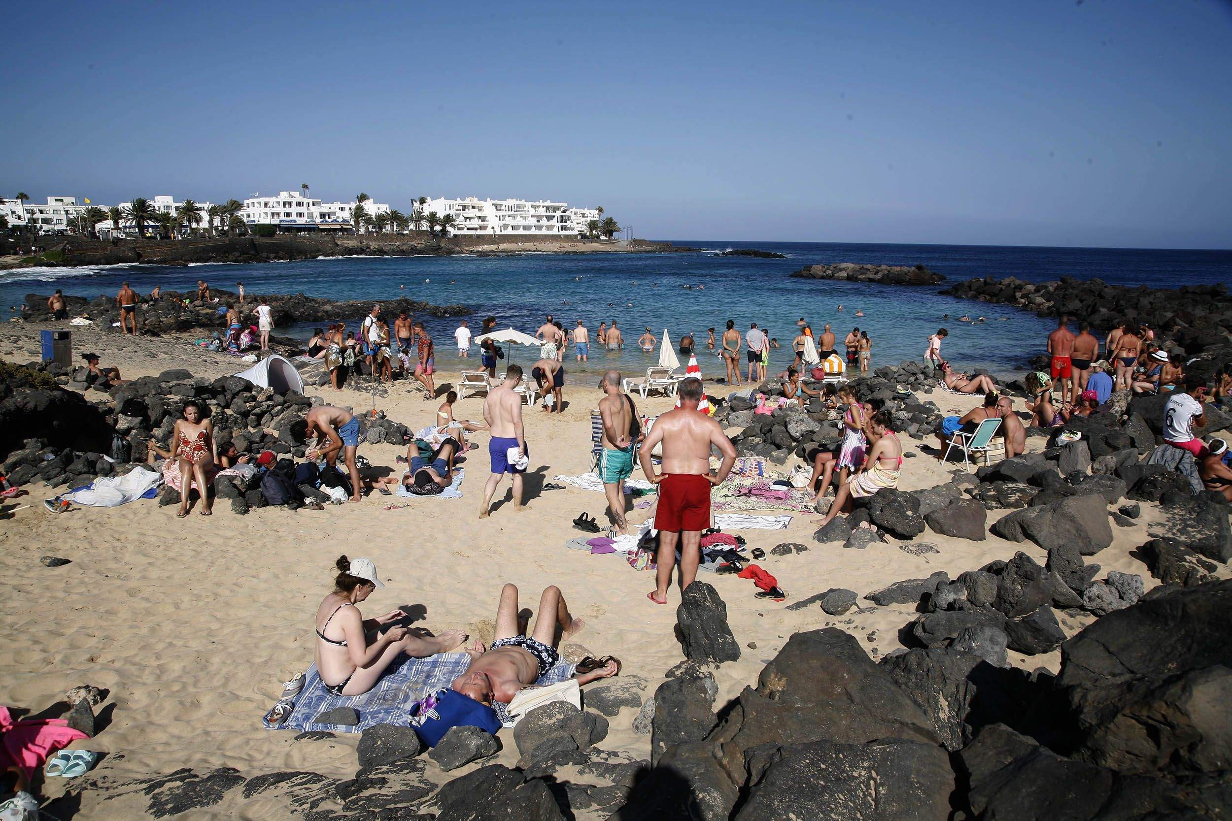 Apartamentos en Playa de Jablillo en Costa Teguise. Foto: José Luis Carrasco.