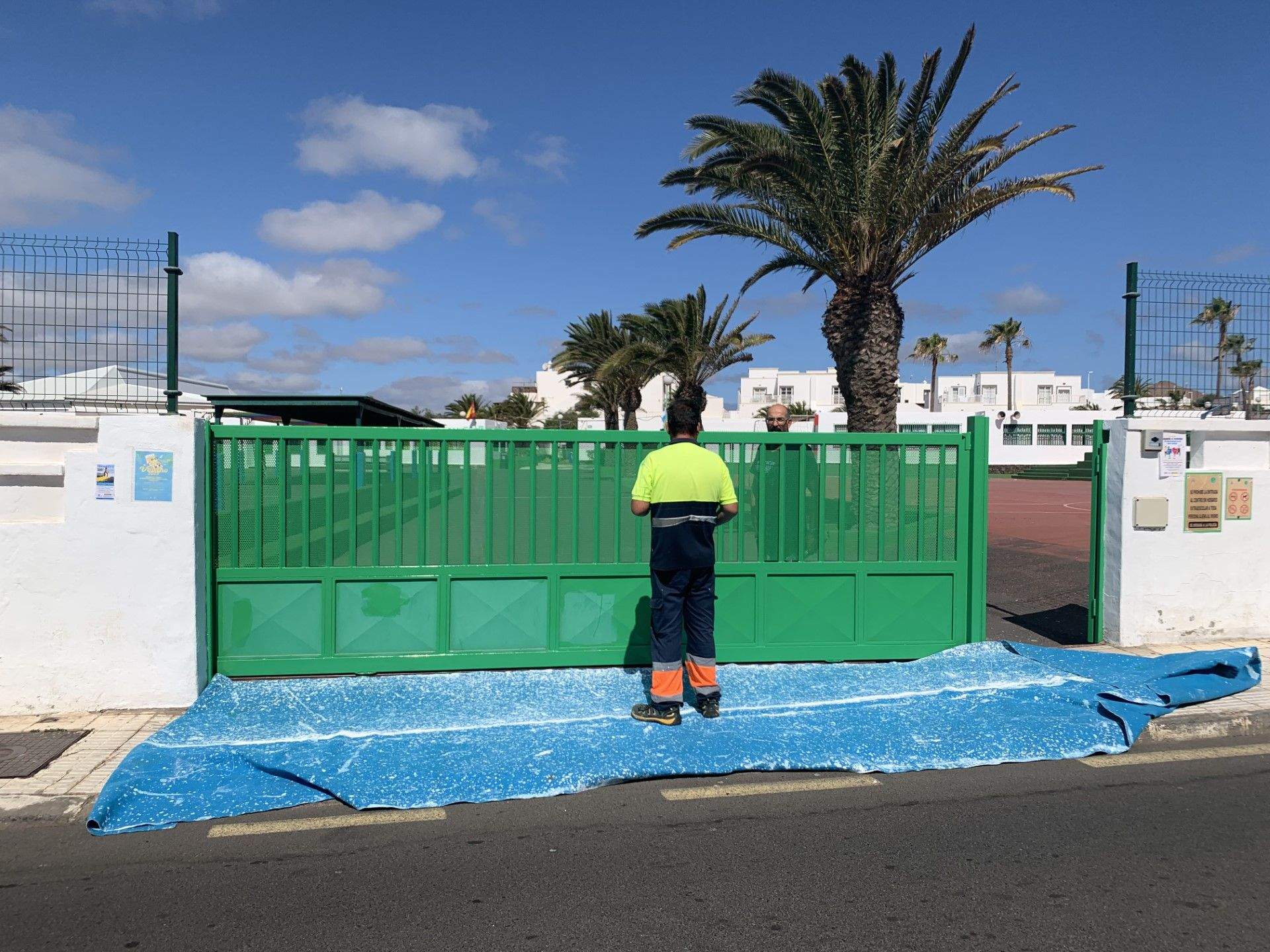 Tías ejecuta obras en los colegios de cara al próximo curso escolar