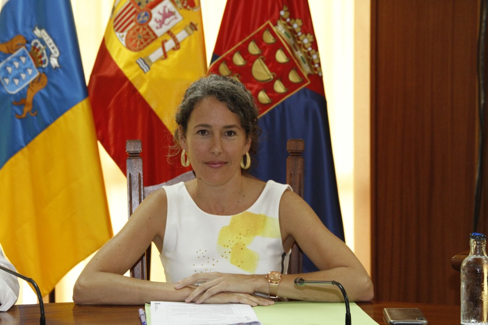 The socialist spokesperson in the Government Group, Ariagona González. Photo: PSOE.
