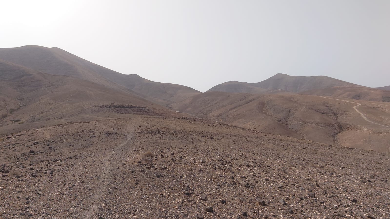 Una parte de Los Ajaches, un Espacio Natural Protegido. 