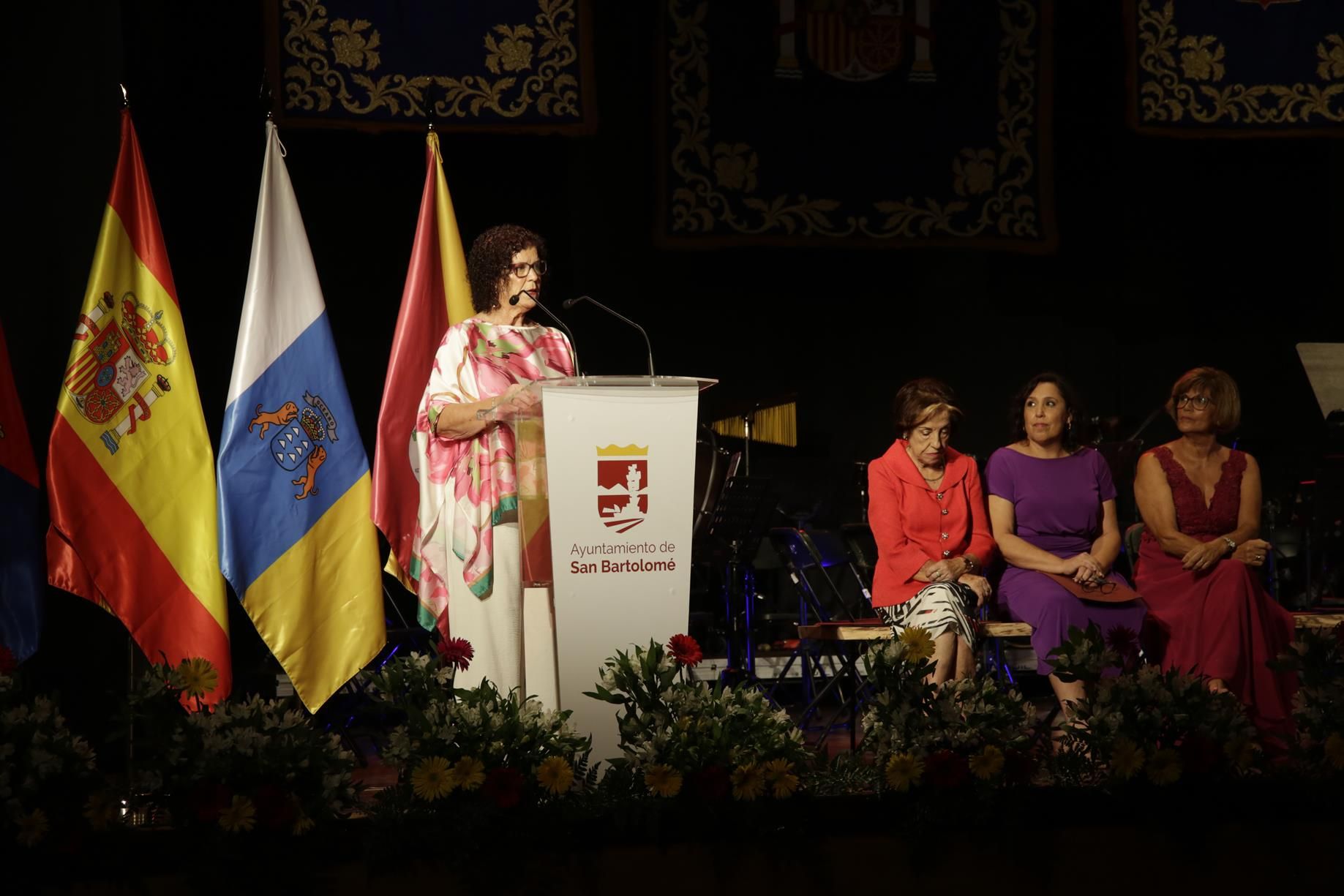 Pregón de las Fiestas de San Bartolomé. Fotos: La Voz de Lanzarote.