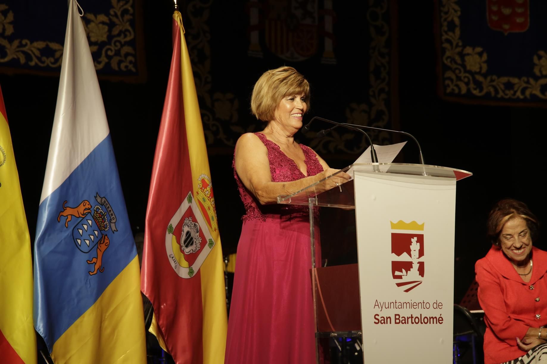 Pregón de las Fiestas de San Bartolomé. Fotos: La Voz de Lanzarote.