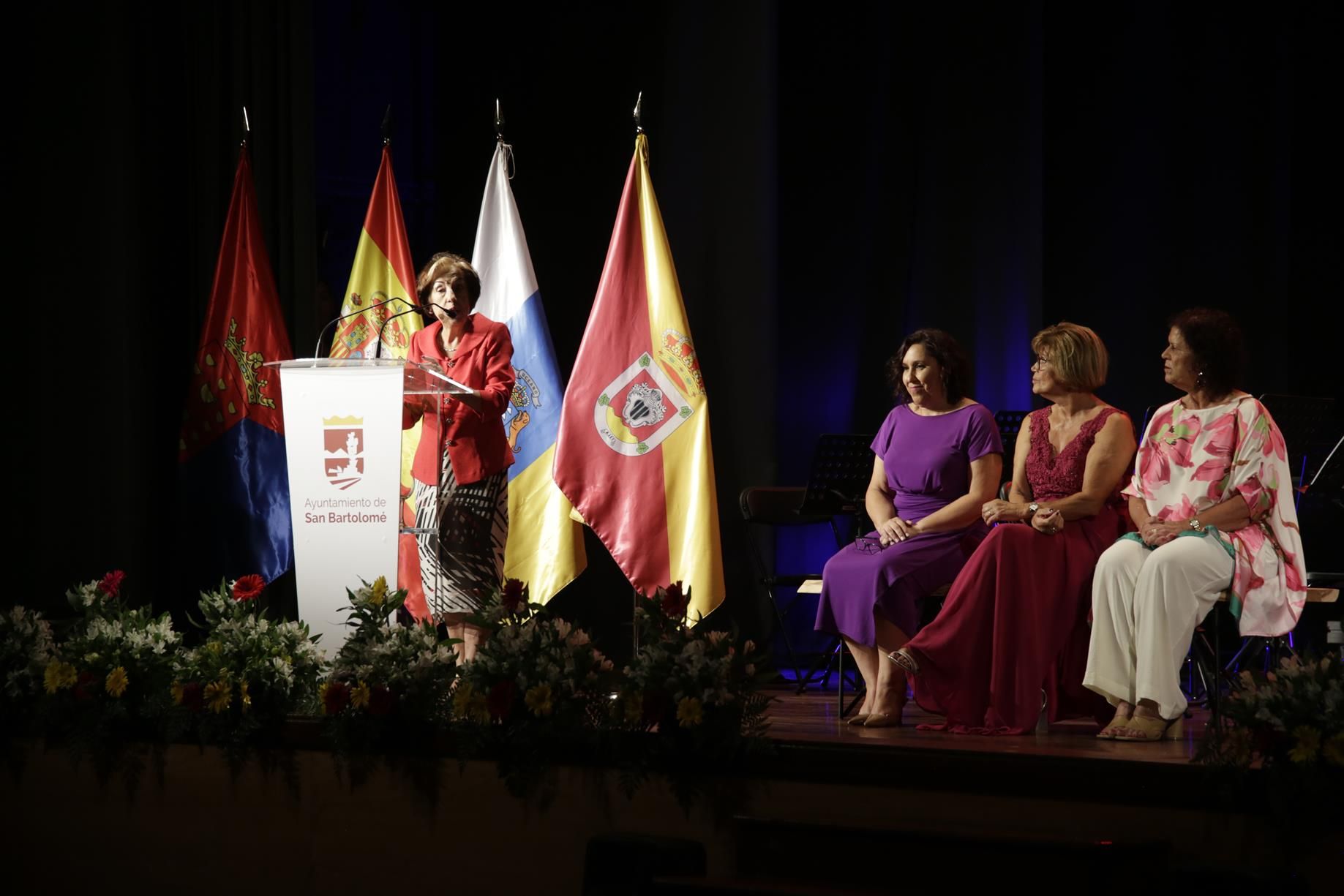 Pregón de las Fiestas de San Bartolomé. Fotos: La Voz de Lanzarote.