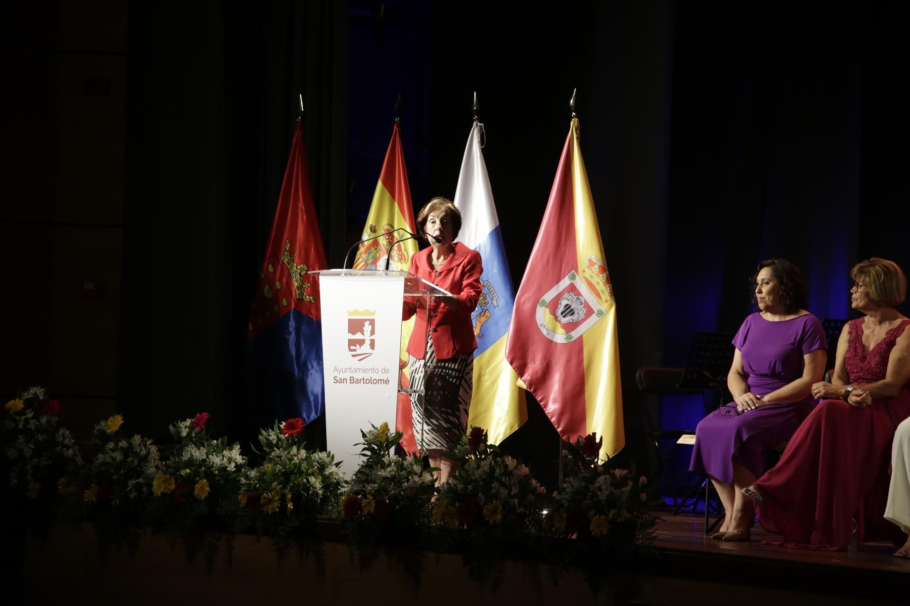 Pregón de las Fiestas de San Bartolomé. Fotos: La Voz de Lanzarote.