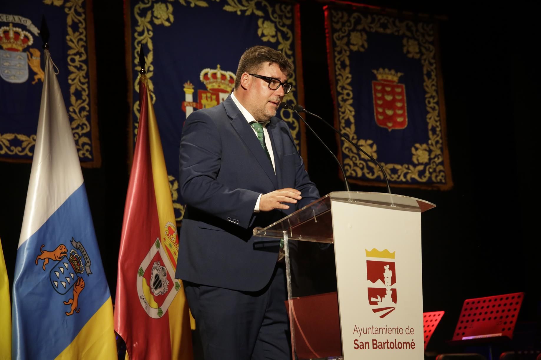 Pregón de las Fiestas de San Bartolomé. Fotos: La Voz de Lanzarote.