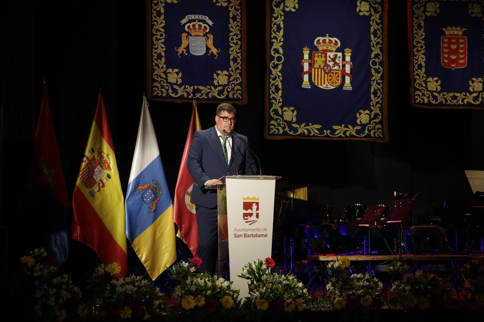 Pregón de las Fiestas de San Bartolomé. Fotos: La Voz de Lanzarote.